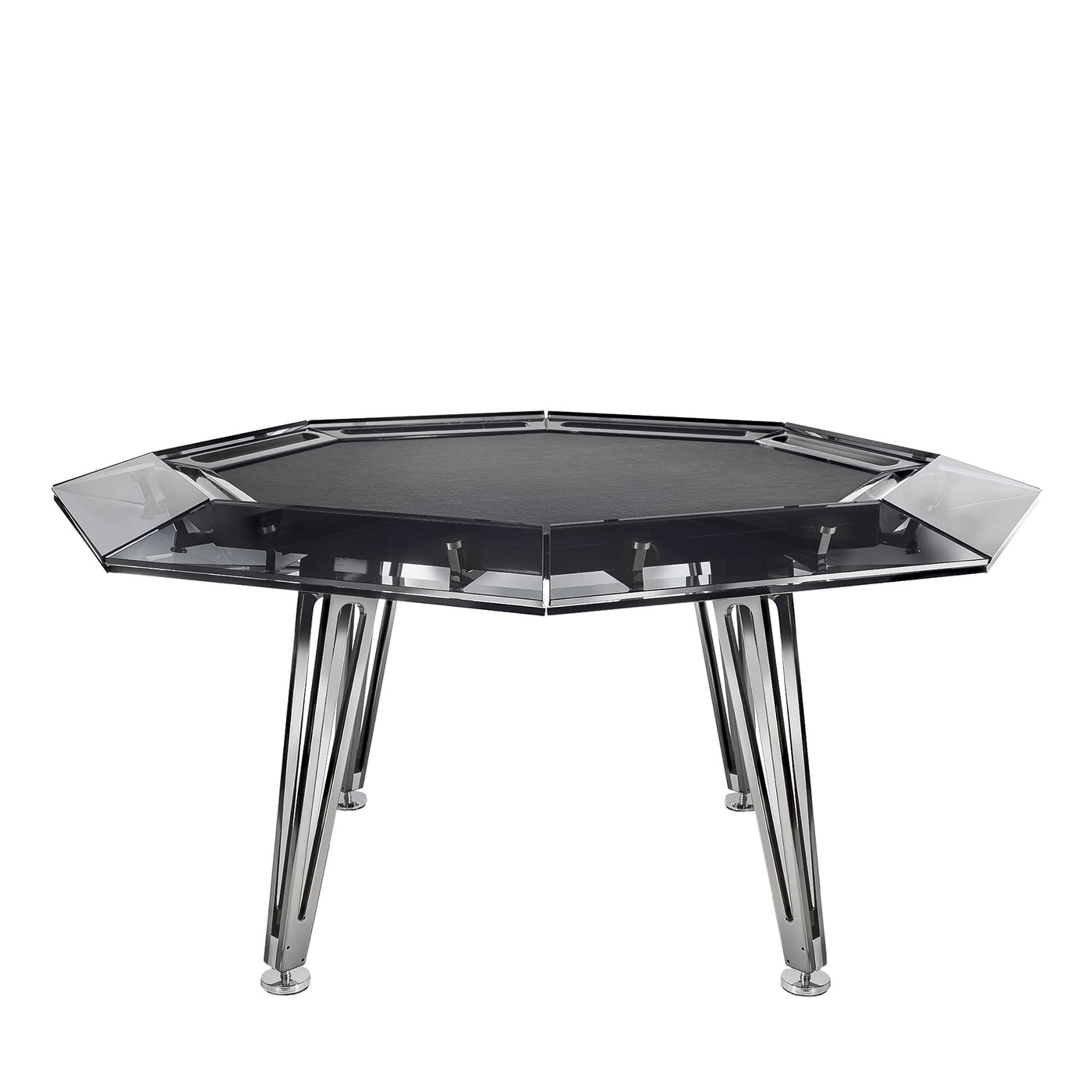 Unootto 8-Player Black Poker Table - Main view