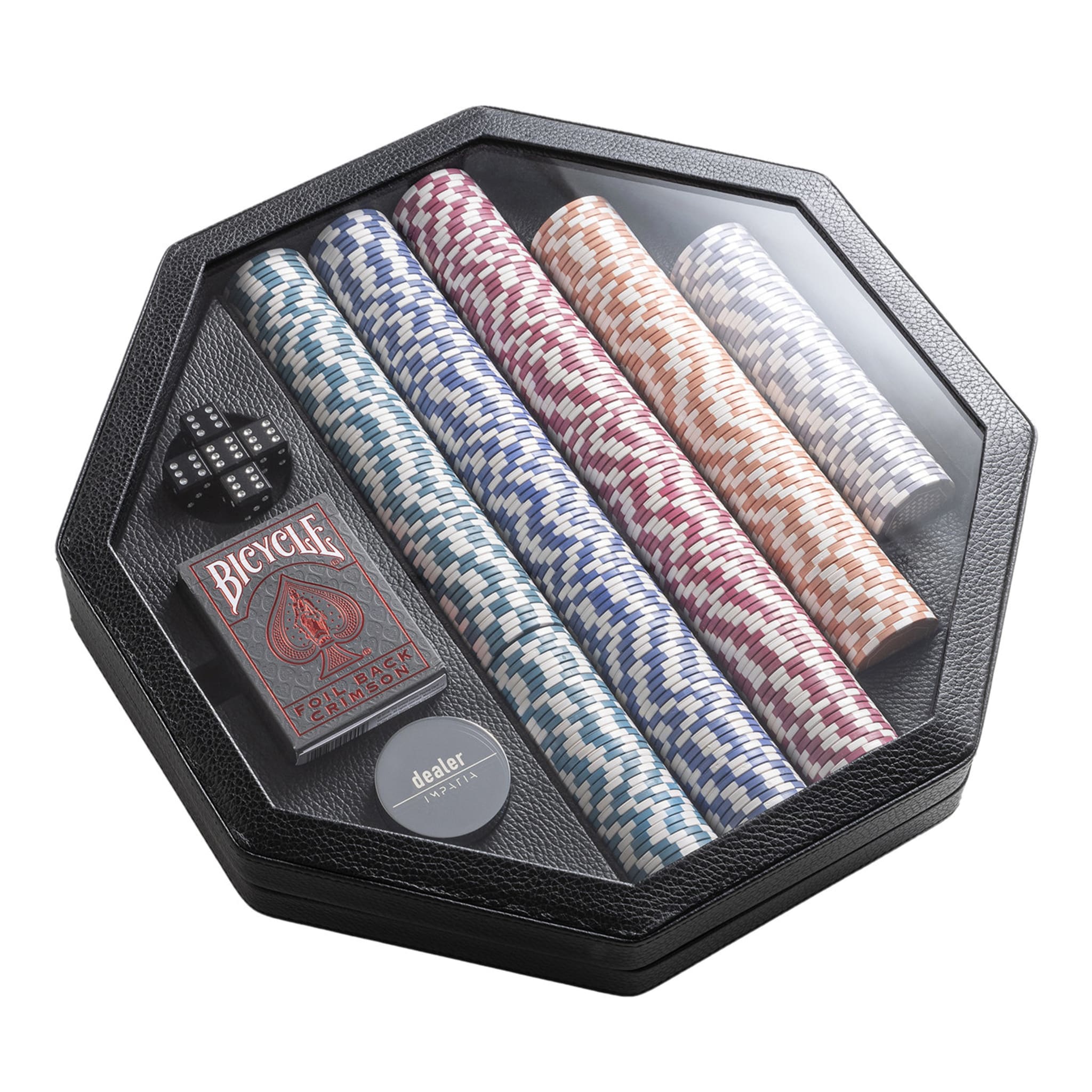 Poker Leather Game Set - Main view