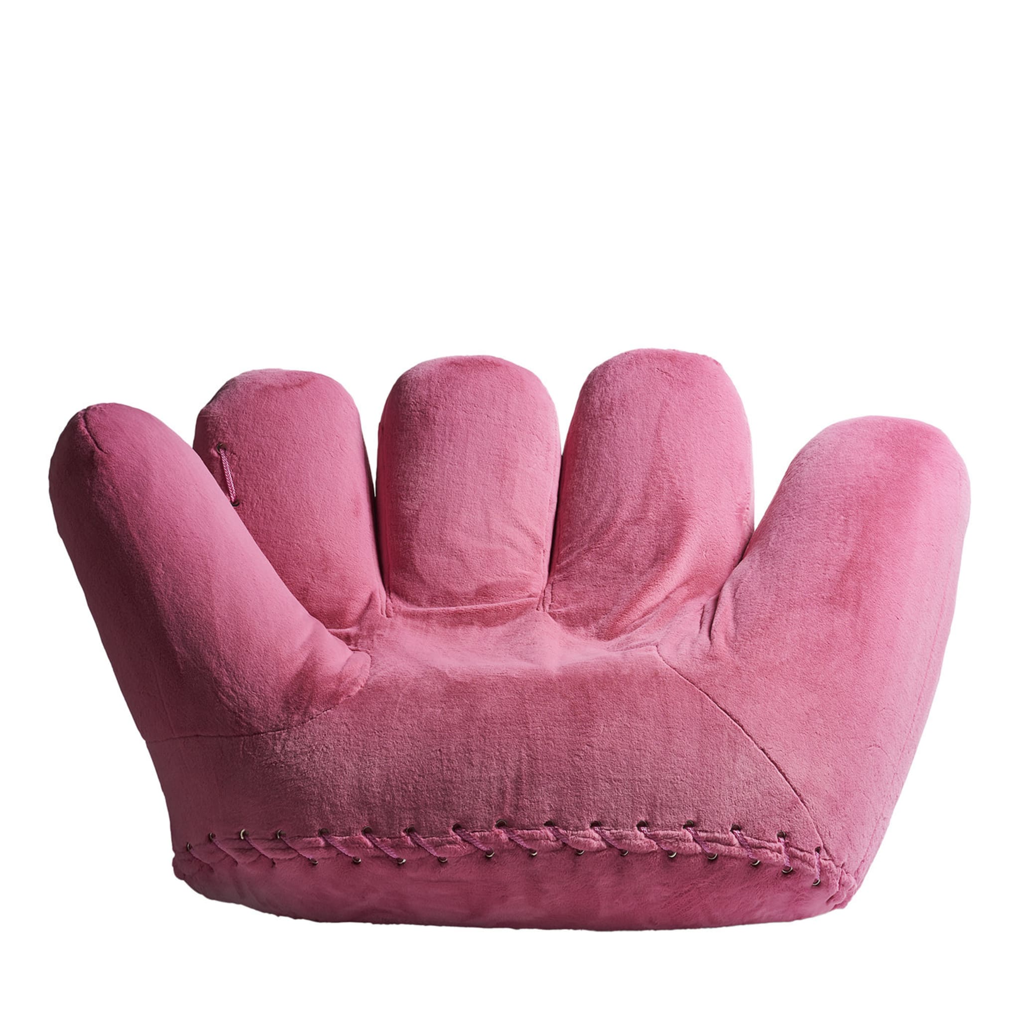 Joe Plush Pink Armchair - Main view
