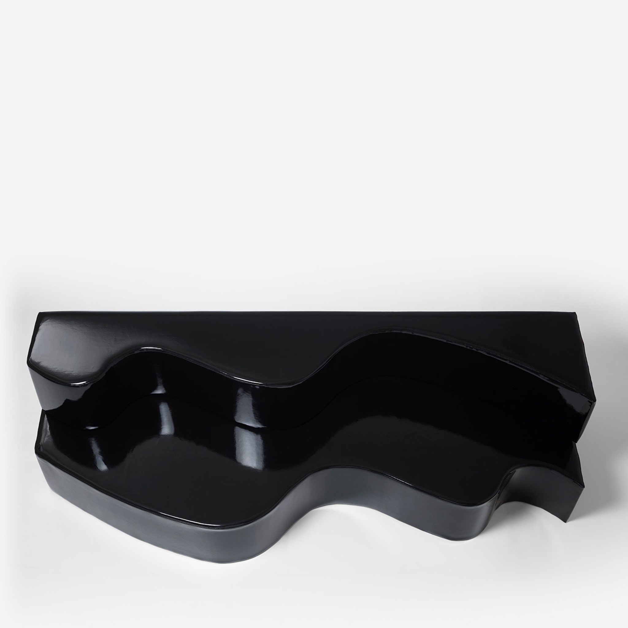 Superonda Black Sofa by Archizoom - Alternative view 1