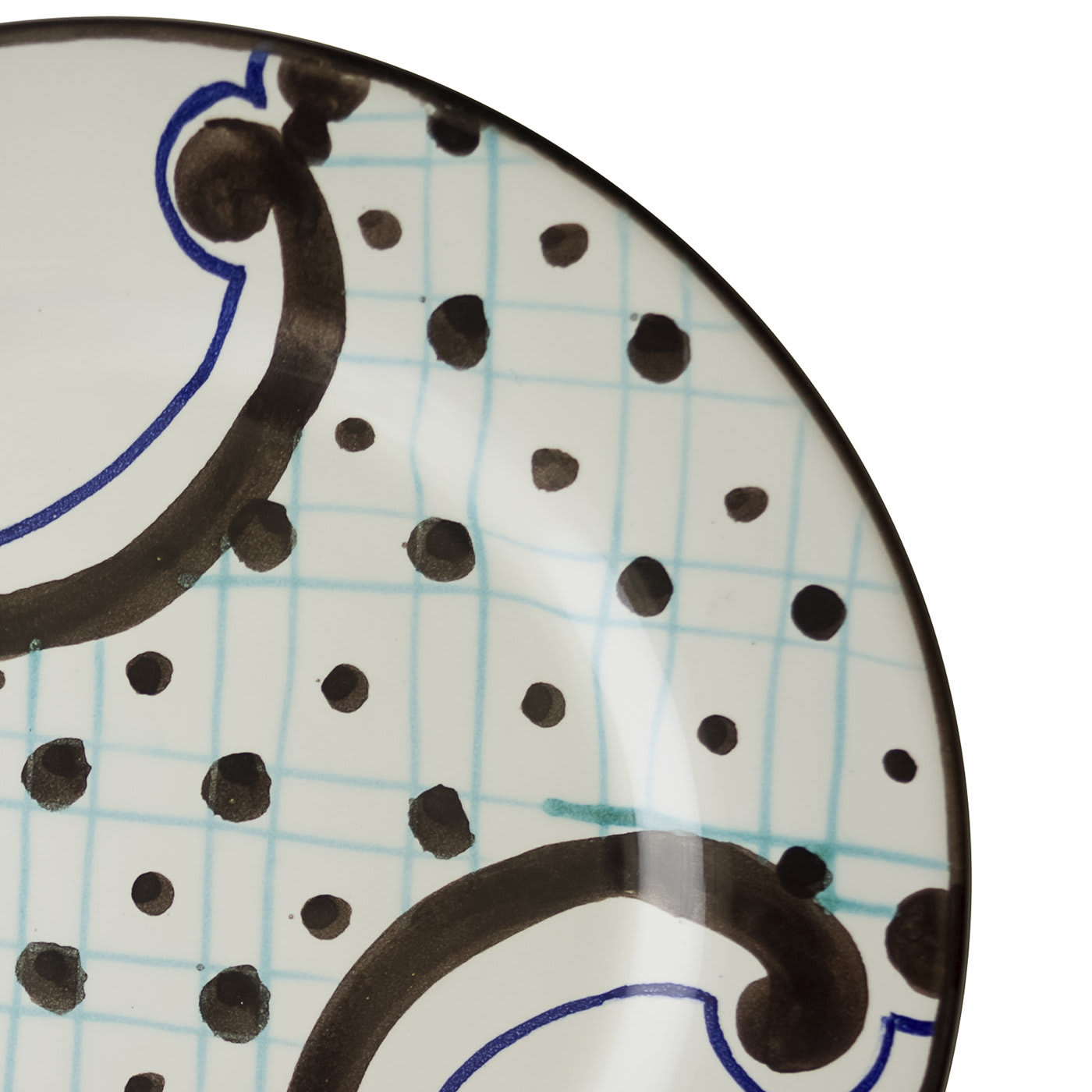 Set of 6 Flat Plates LB01  - Fausta Gaetani Design