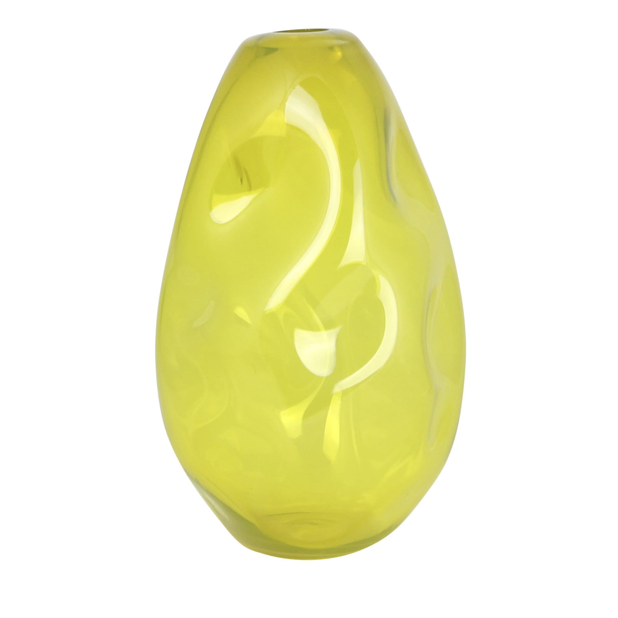 Rioterà Medium Yellow Soffione Vase - Main view