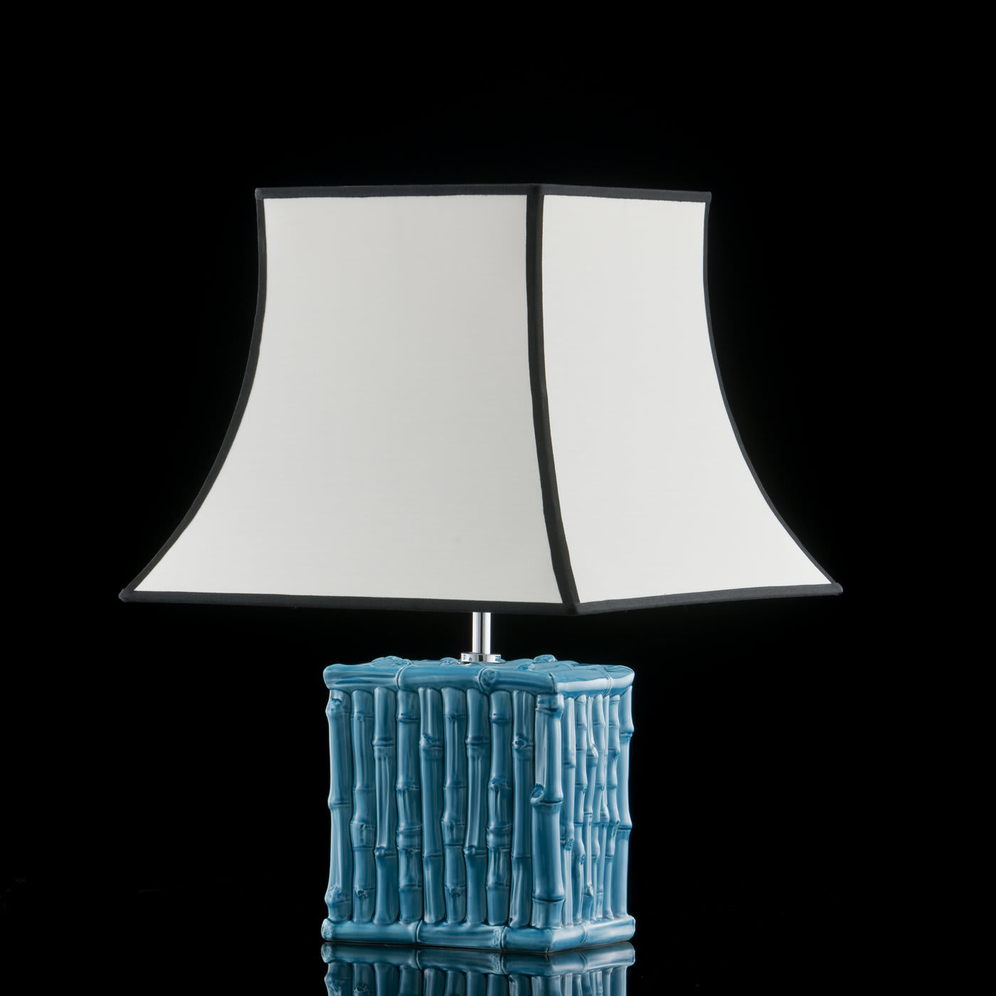 Bamboo Turquoise Desk Lamp - Ceramiche Dal Prà