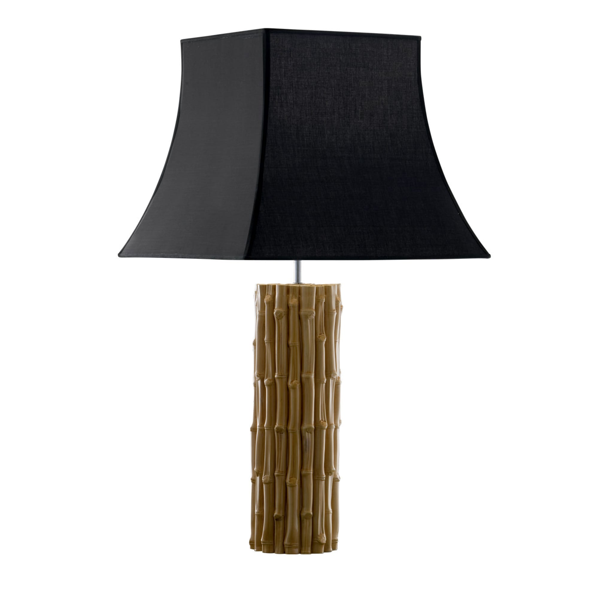 Lámpara de escritorio ámbar de bambú - Vista principal