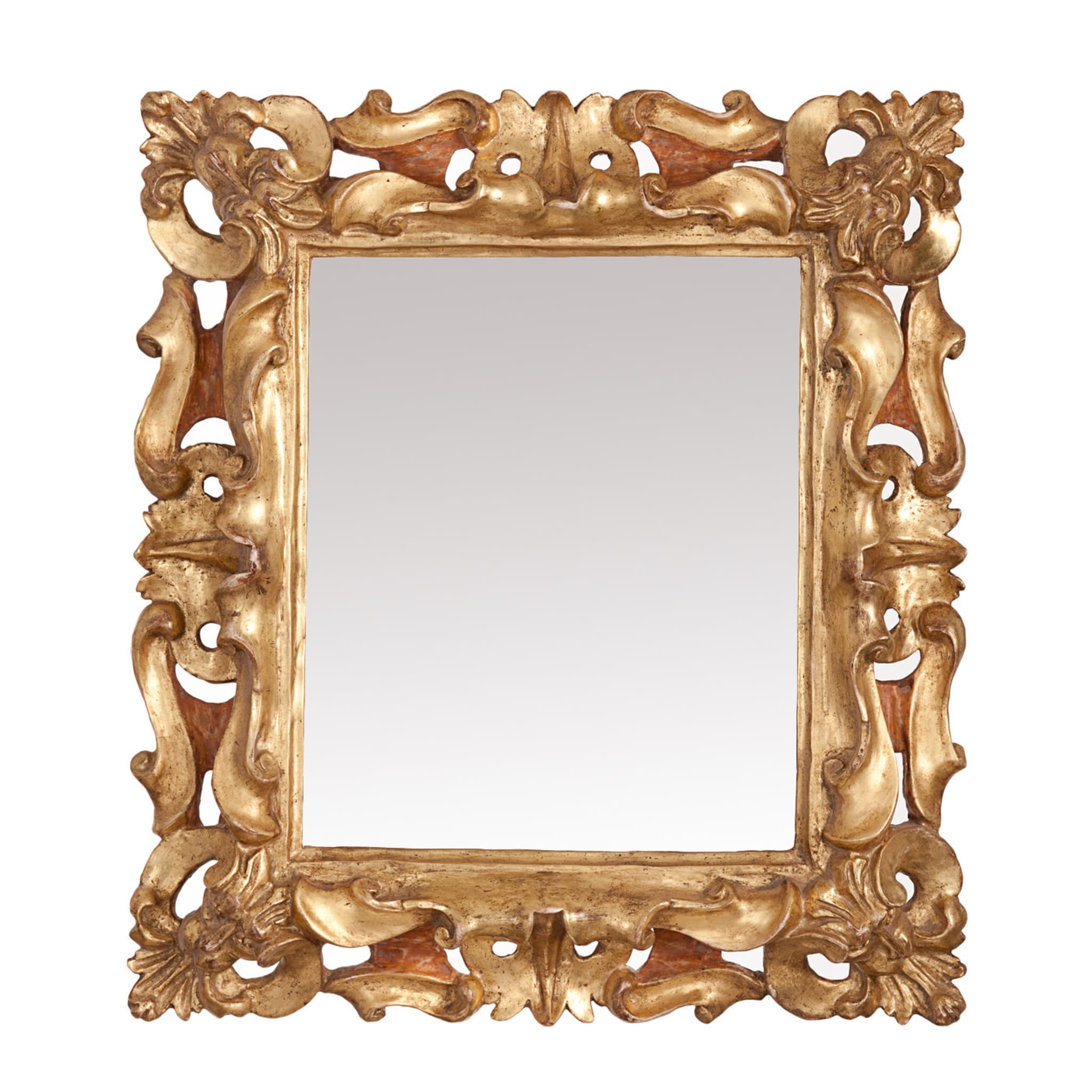 Specchio in legno intagliato Medicea Oro - Vista principale
