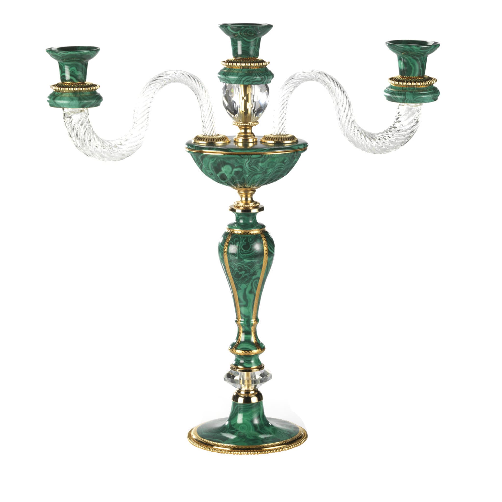 Green Three-Candle Holder - Main view