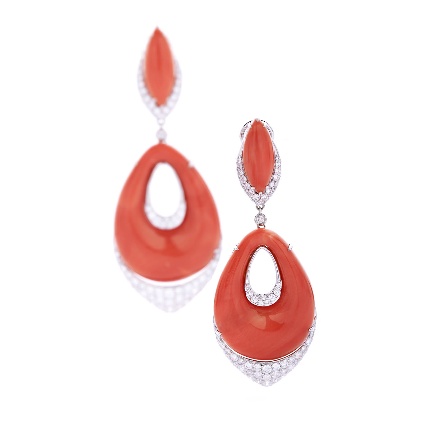 Levante Coral Earrings - De Simone