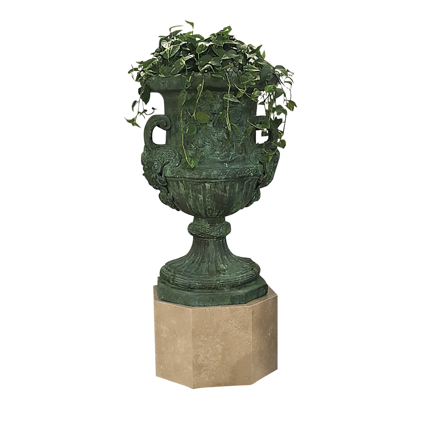 Amphora in Bronze e Travertino Marble - Fonderia Artistica Ruocco