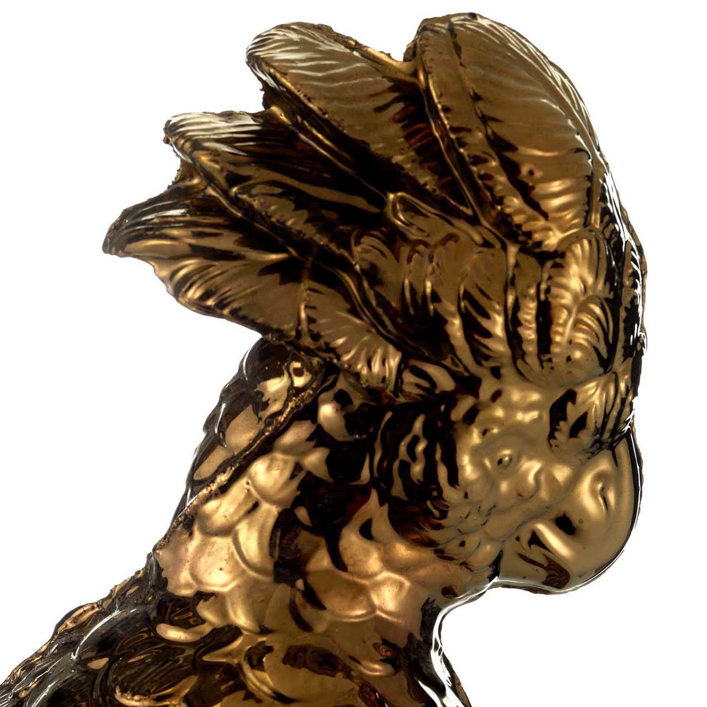 Bronze Ceramic Parrot - Botteganove