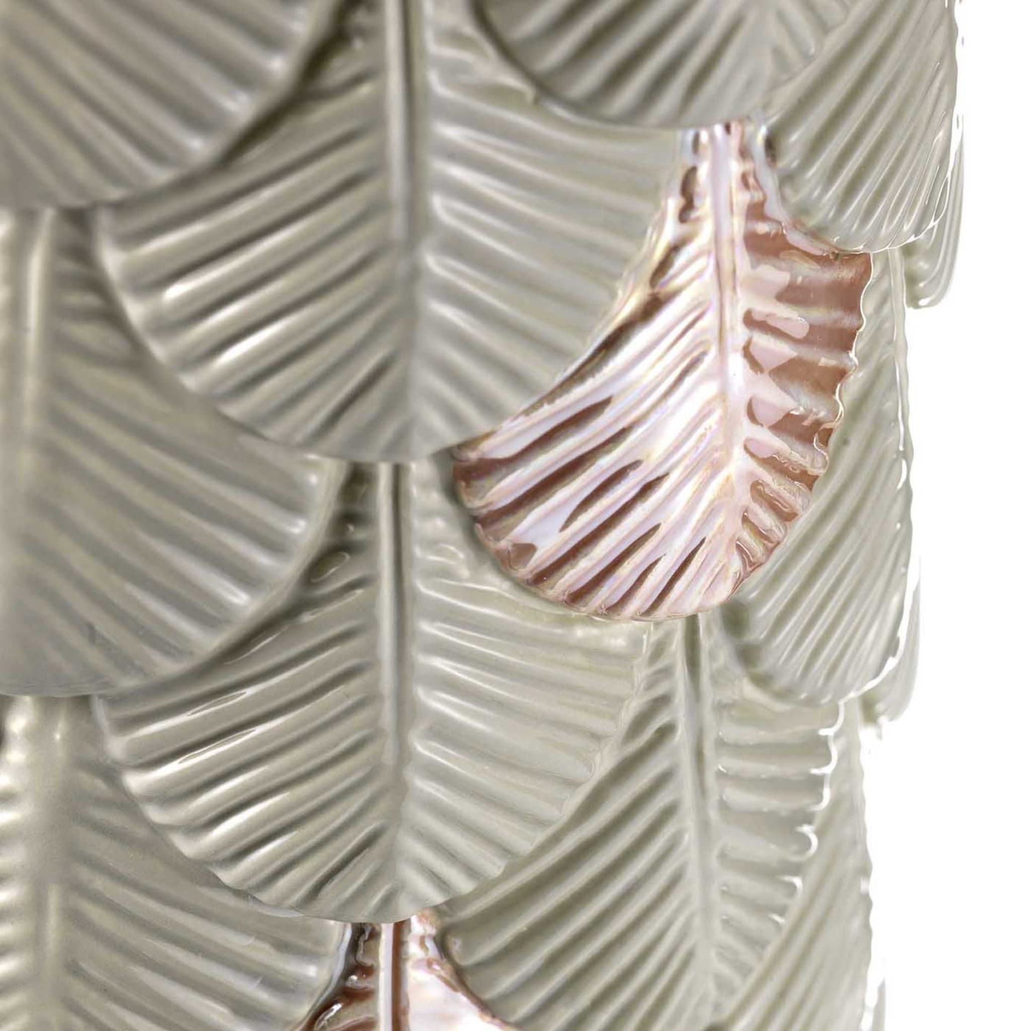 Grey and Pink Plumage Vase - Alternative view 1