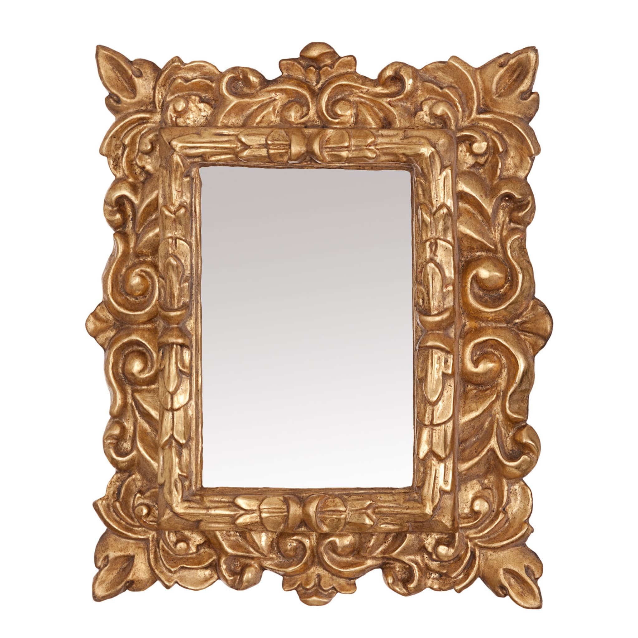 Espejo de pared de madera tallada Barocca Piccola - Vista principal