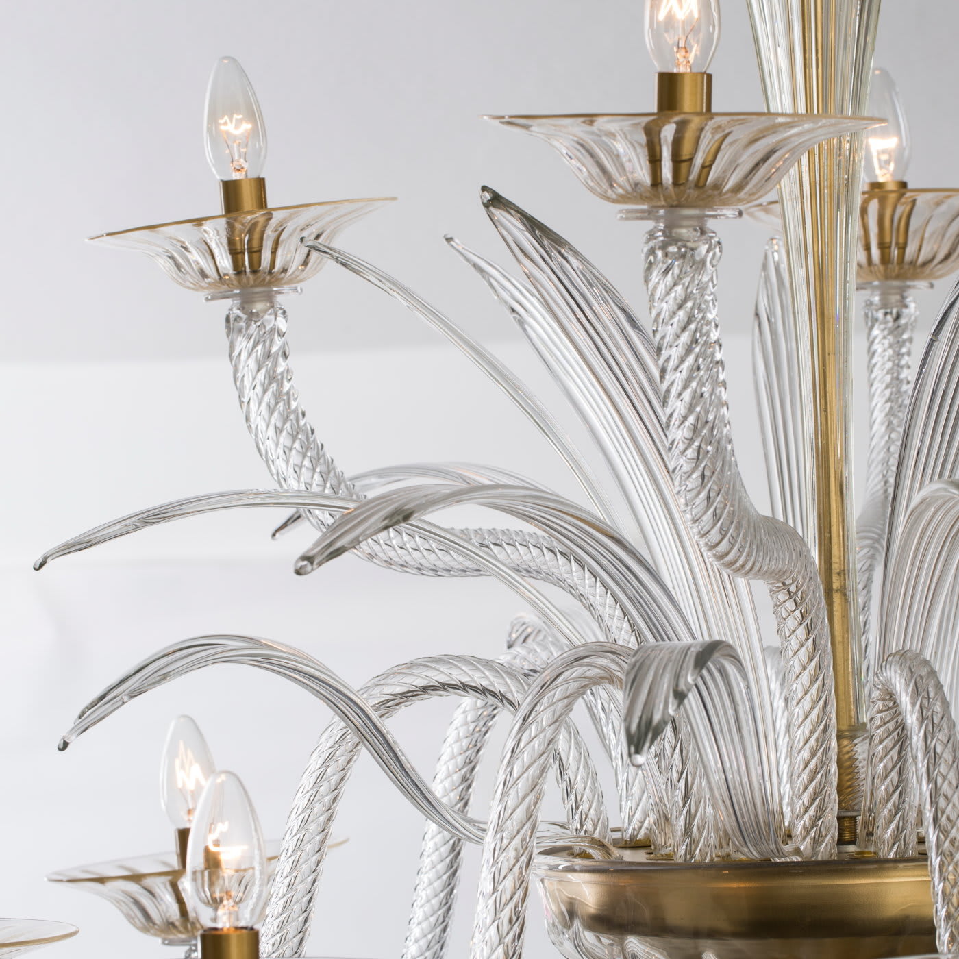 Palm Murano Glass Chandelier - Striulli Vetri d'Arte