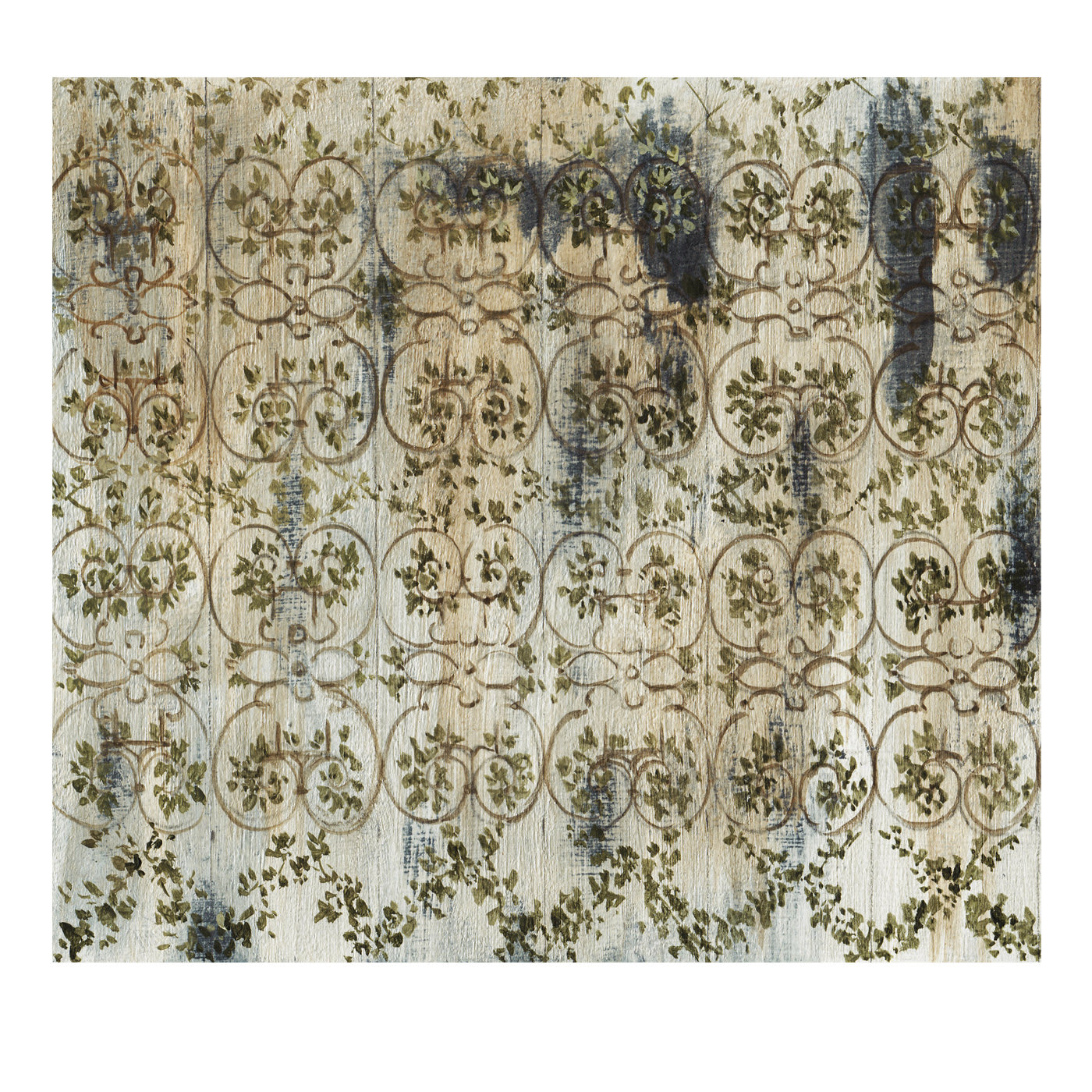 Silver Leaf Wallpaper Larghevedute | Artemest