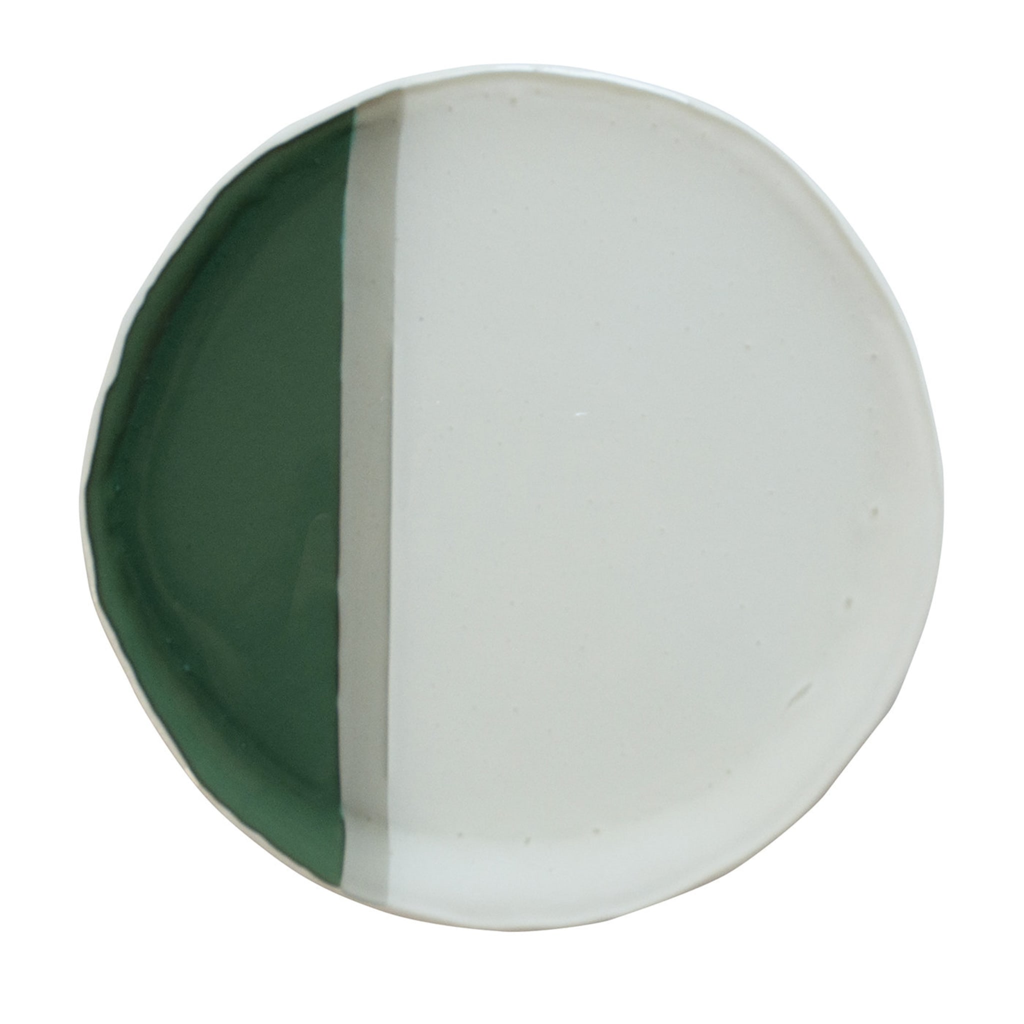 Balla Jade Green, Grey and Ivory Set of Two Dinner Plates - Main view