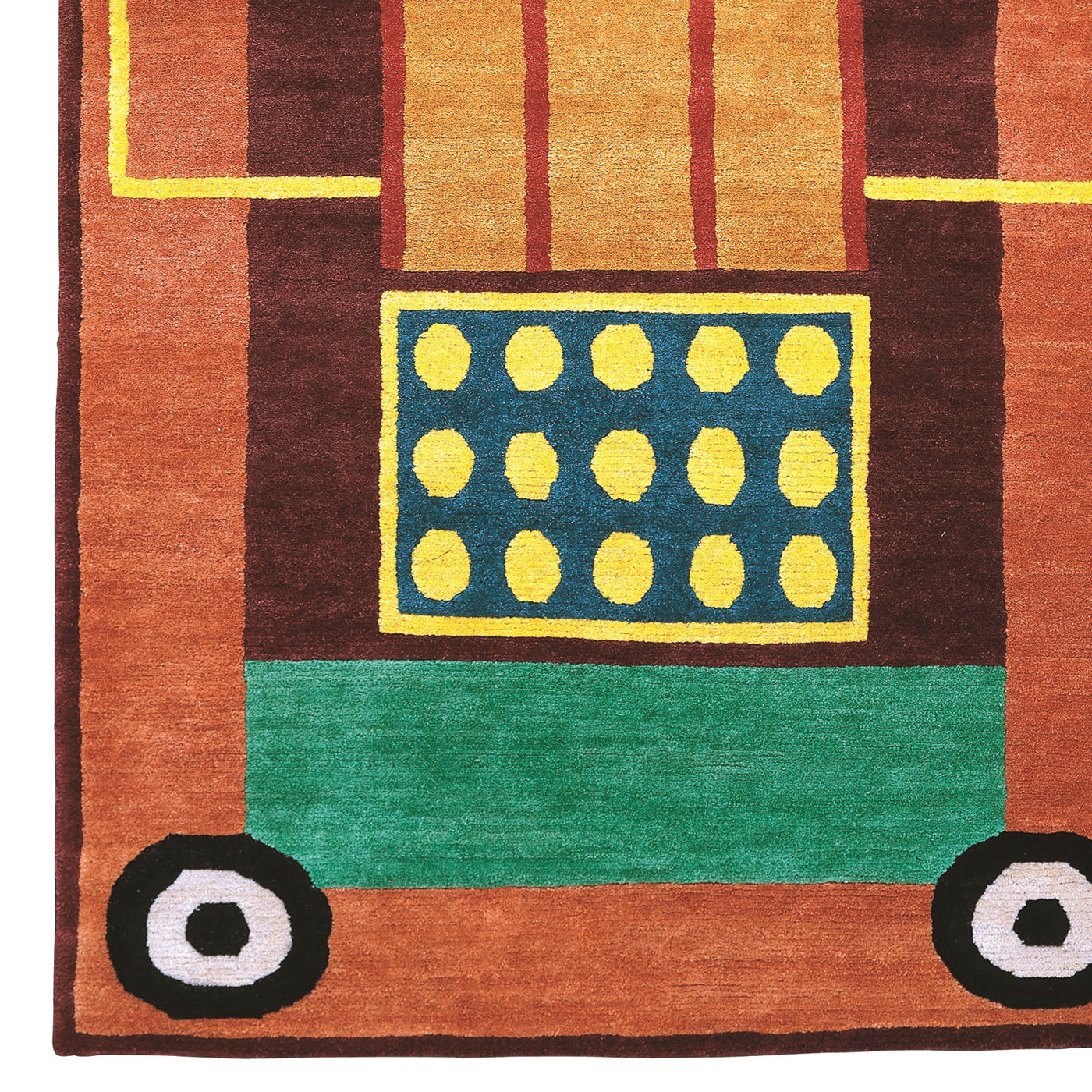 NDP5 Carpet by Nathalie Du Pasquier - Post Design - Memphis