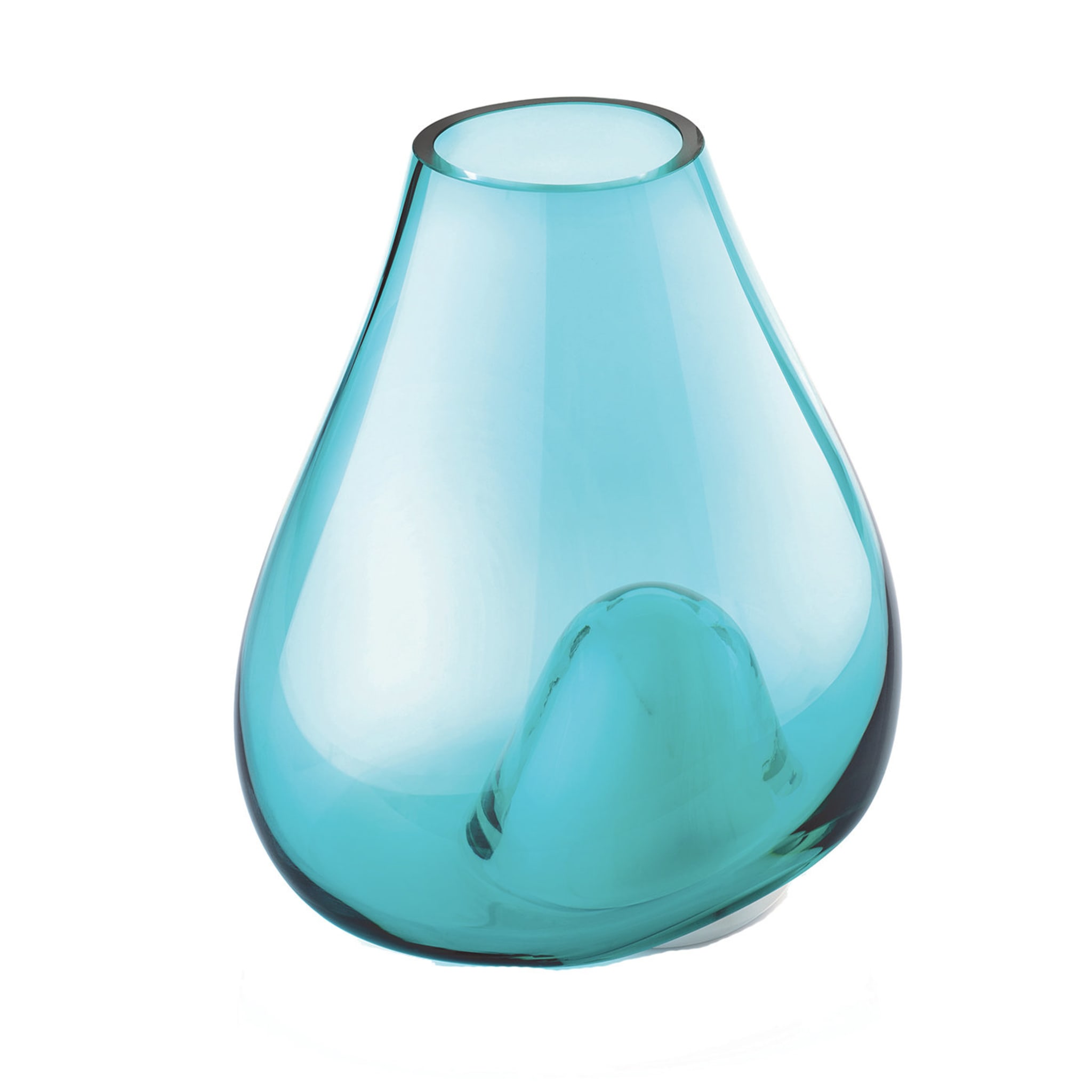 Cumuli B Hellblaue Vase - Hauptansicht
