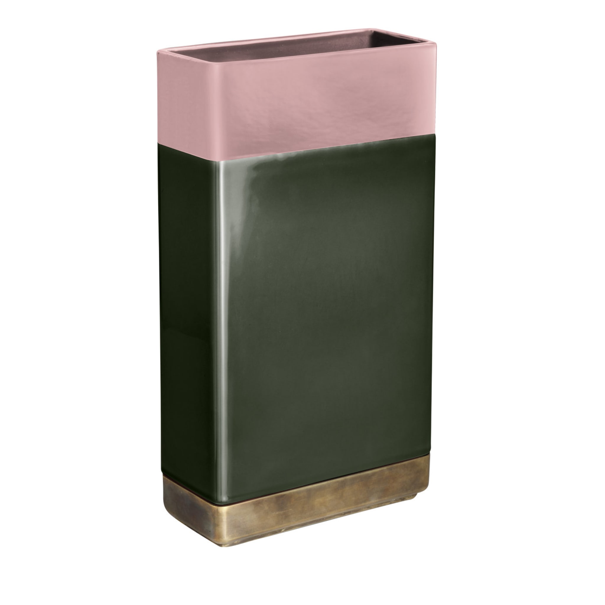 Tall Pink and Green Vase by Dimorestudio - Main view