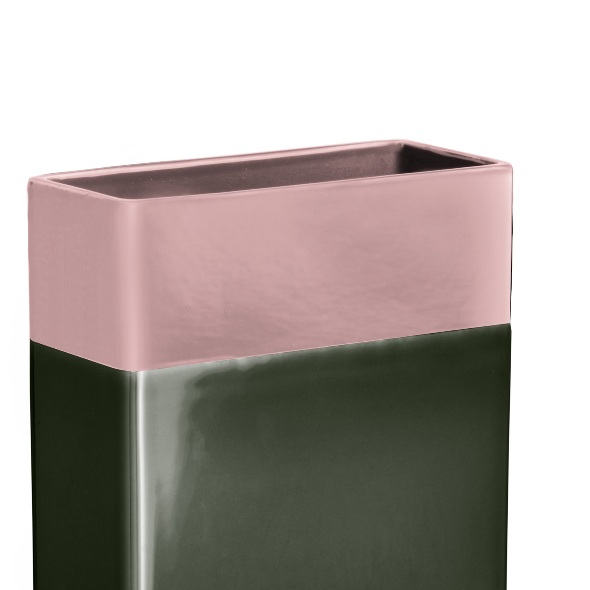 Tall Pink and Green Vase by Dimorestudio - Alternative view 1