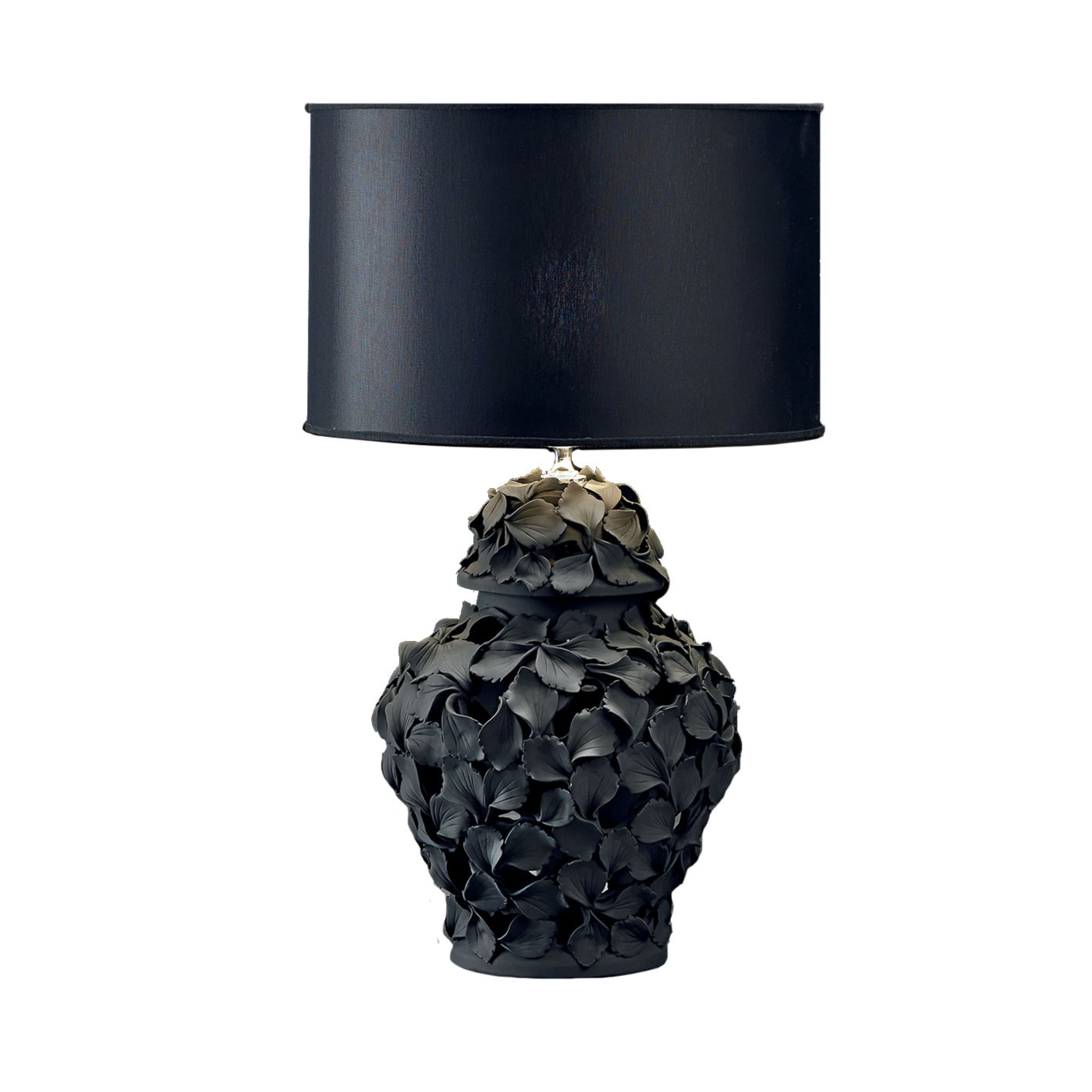 Schwarze Blütenblätter Lampe - Hauptansicht