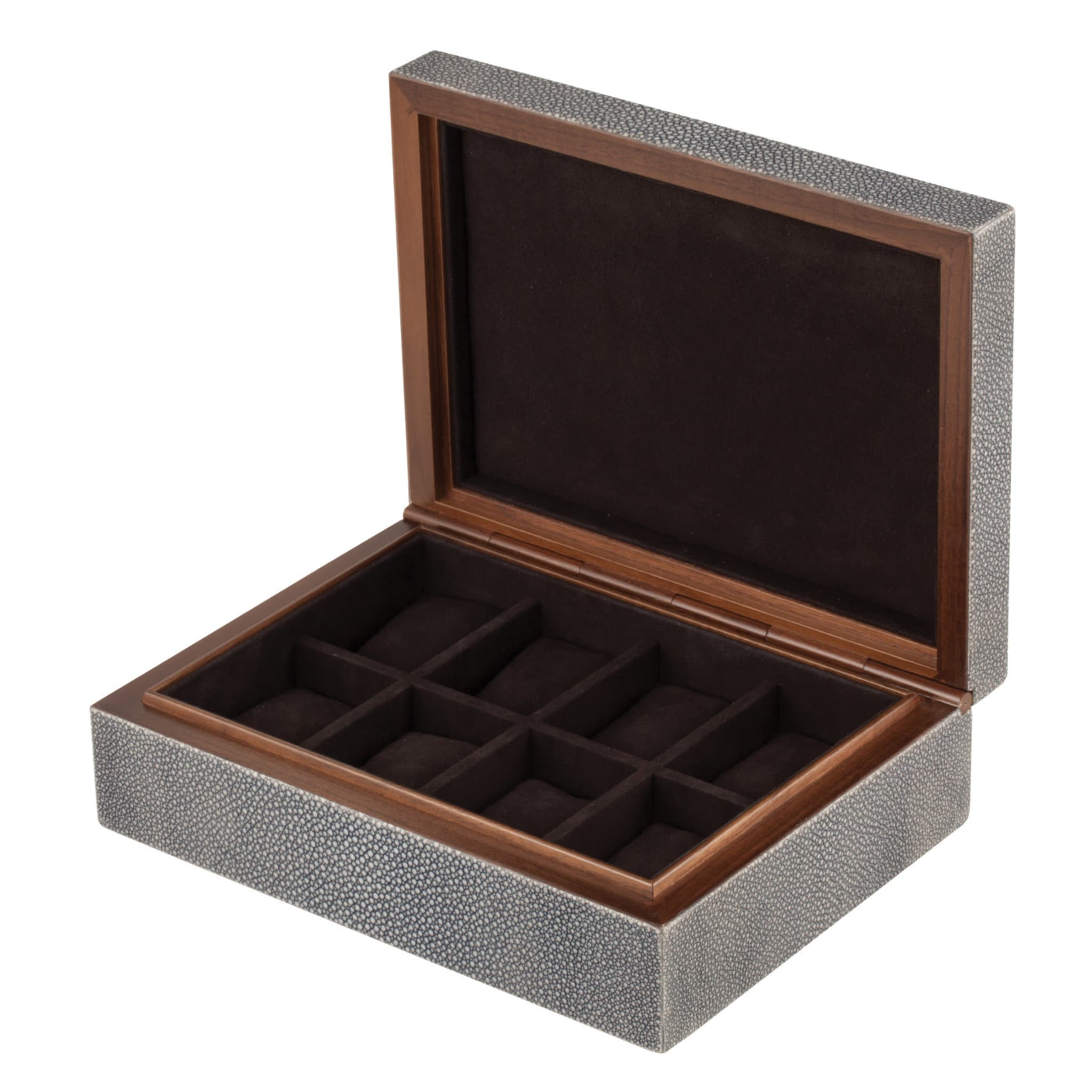 Frank Shagreen Leather Watch Box - Main view