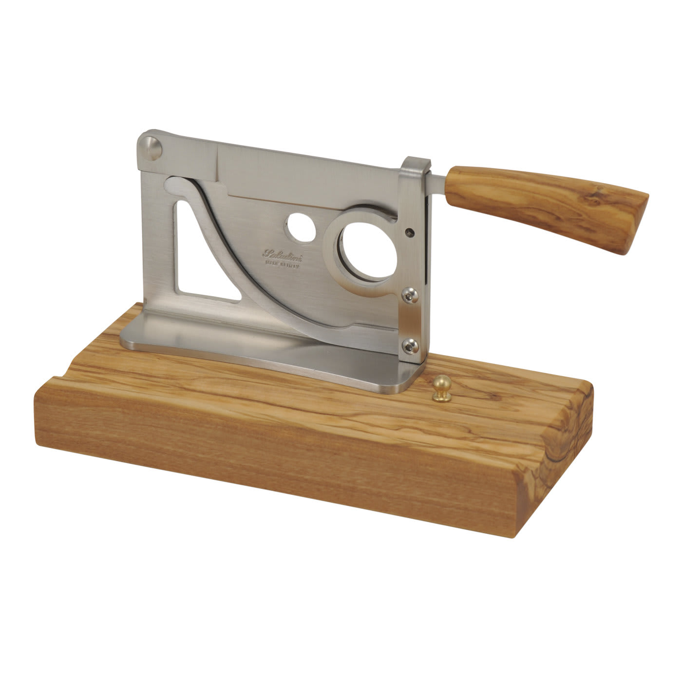 Table Cigar Cutter in Olive Wood - Coltelleria Saladini