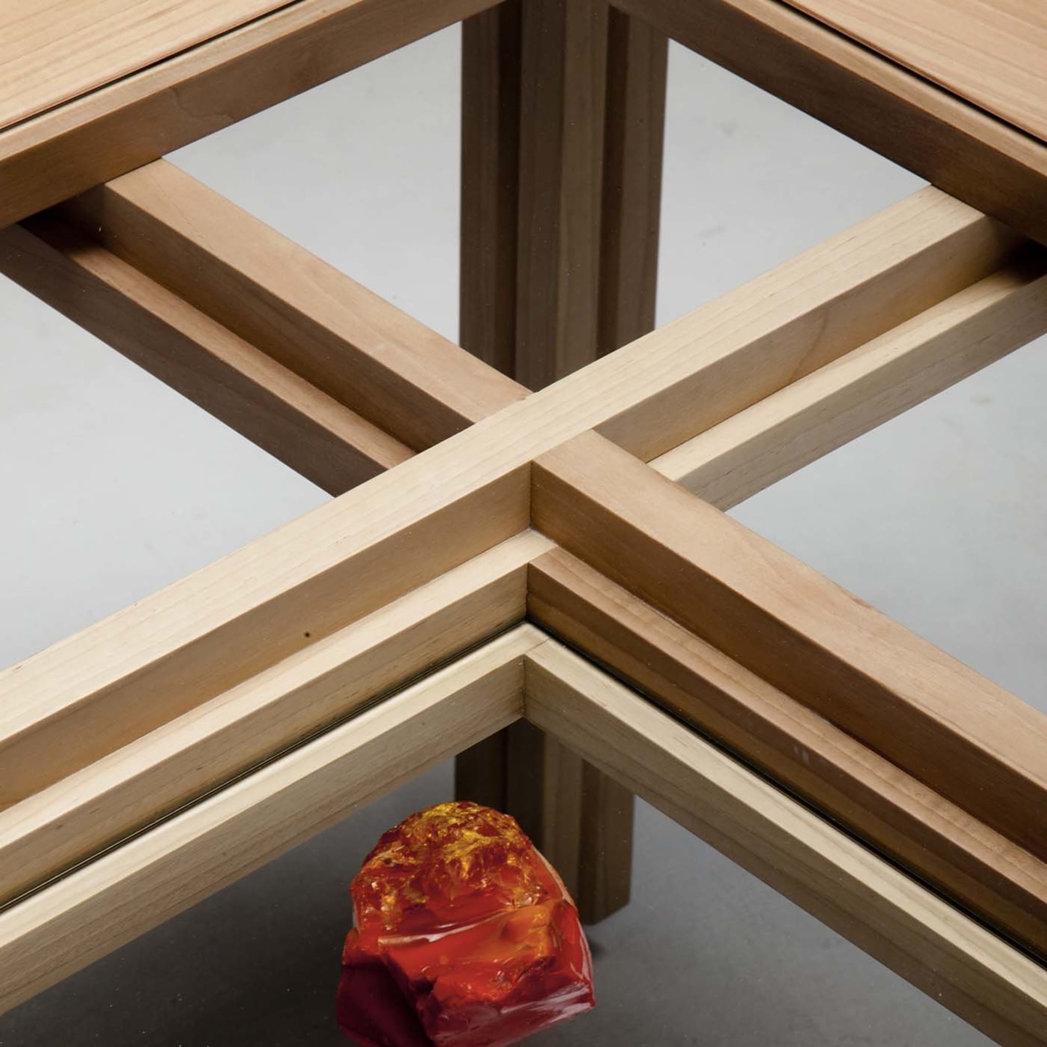 Table with Glass Center in Walnut 1967 by Carlo De Carli - Alternative view 3