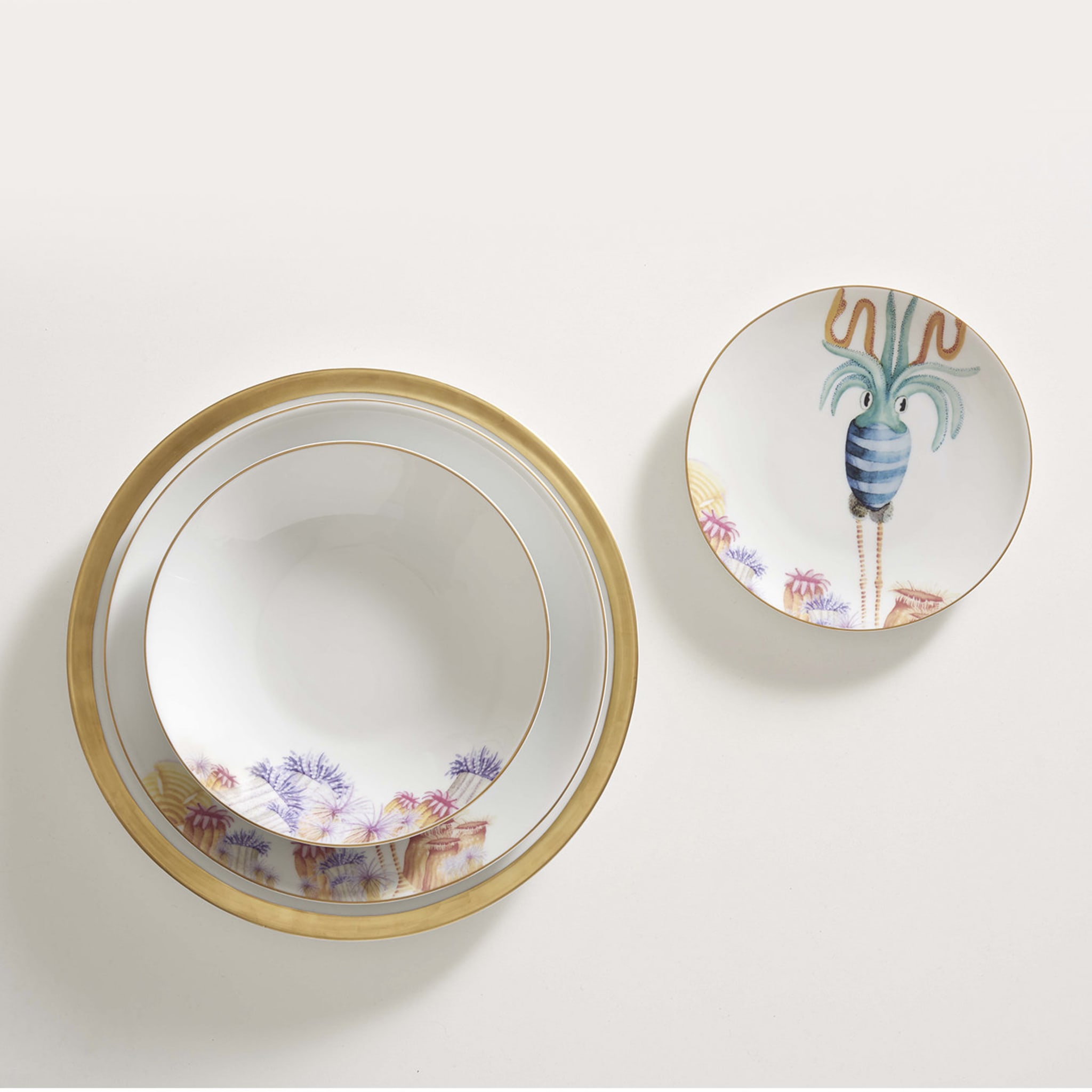 Squork Set of Three Porcelain Dishes - Alternative view 3