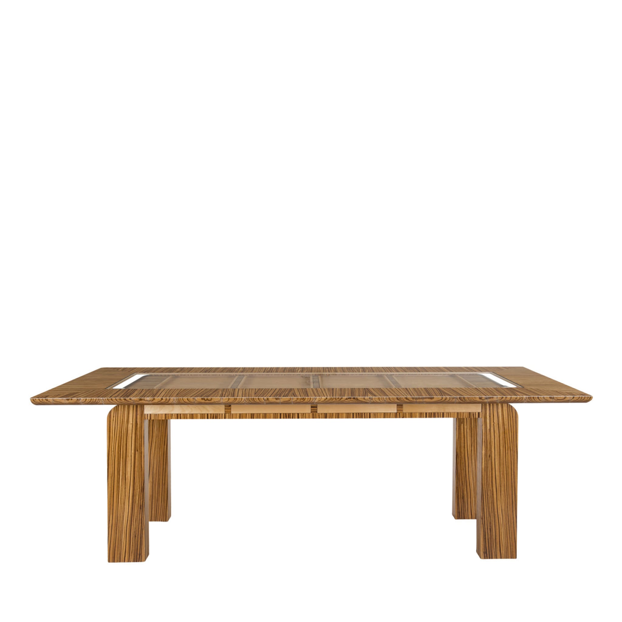 Florence Table rectangulaire en bois de zebrano 1947 - Vue principale