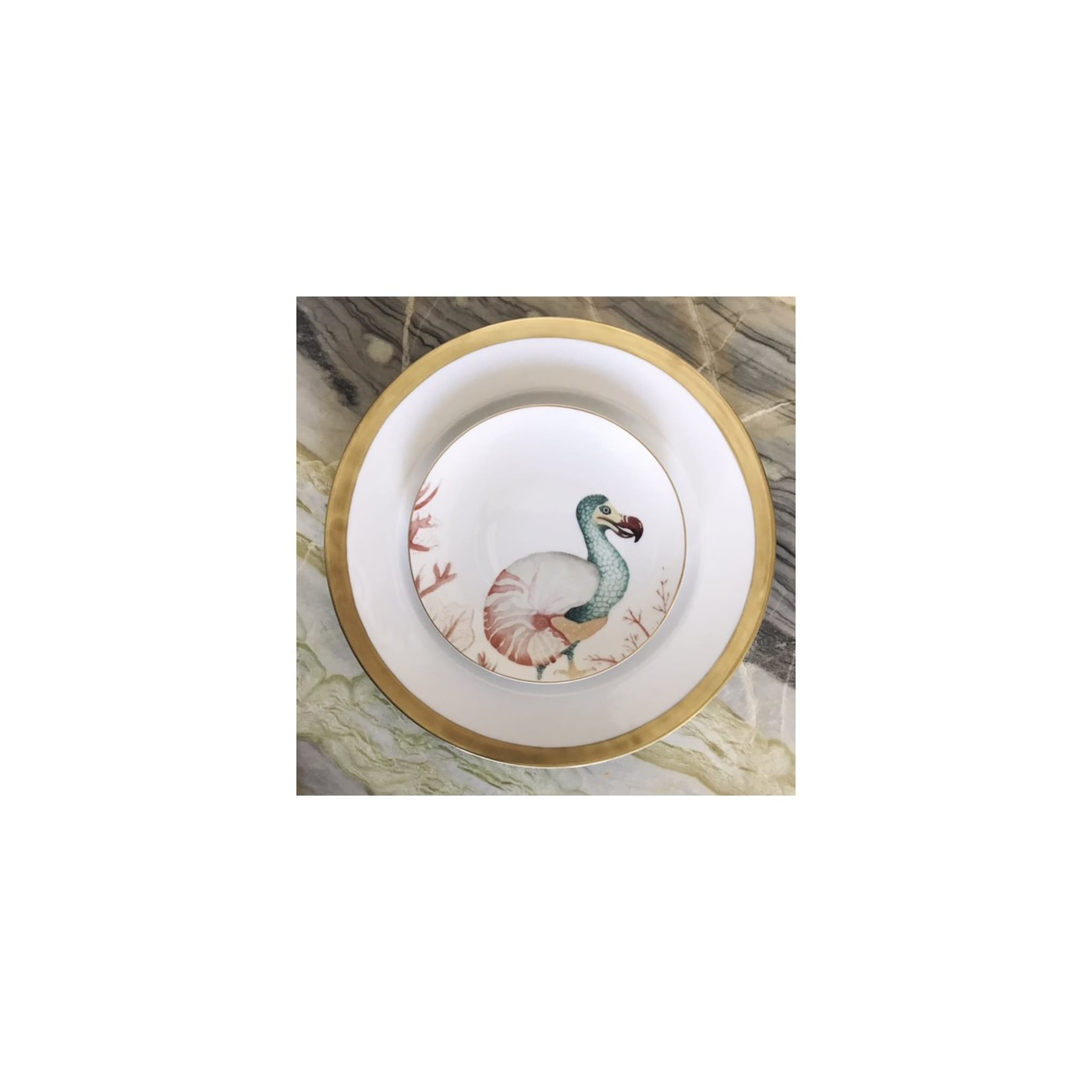 Set di tre piatti in porcellana Dodilus - Vista alternativa 4