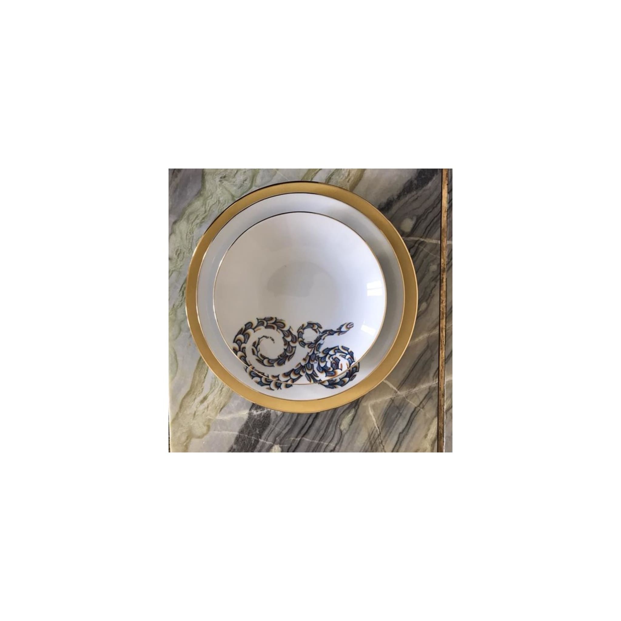 Italian Snake Set of Three Porcelain Dishes - Alternative view 3