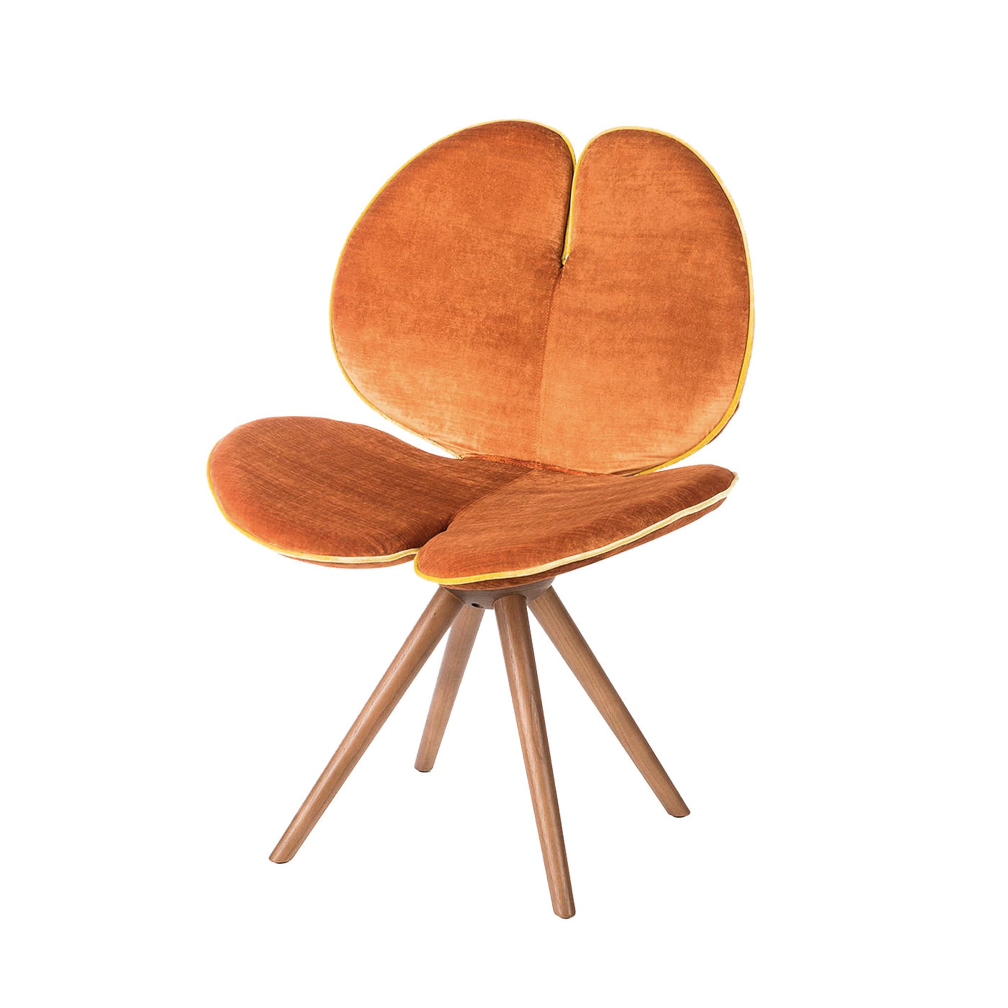 Nueva silla Pansè de madera y tela - Vista principal