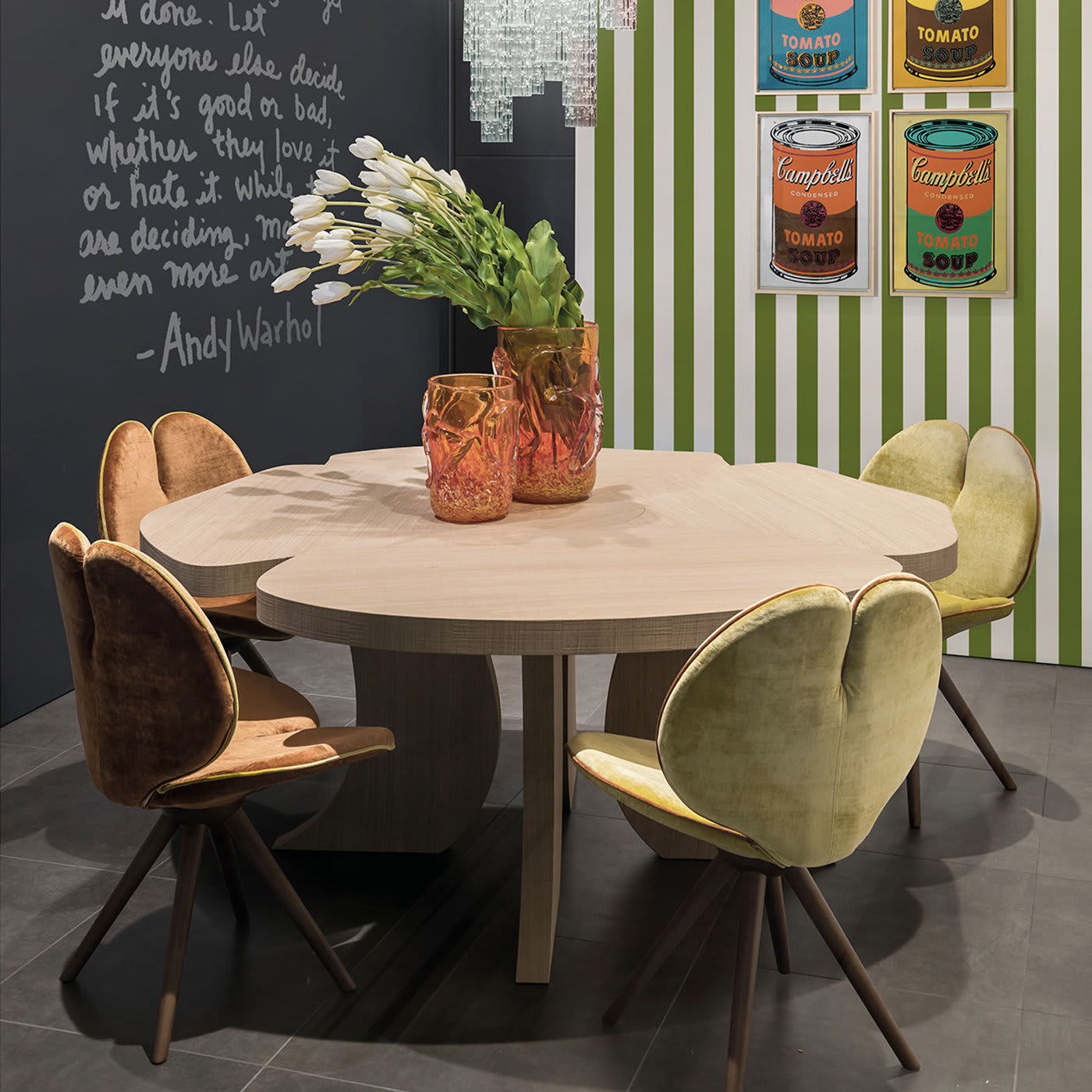 Andy Natural Dining Table - VGnewtrend
