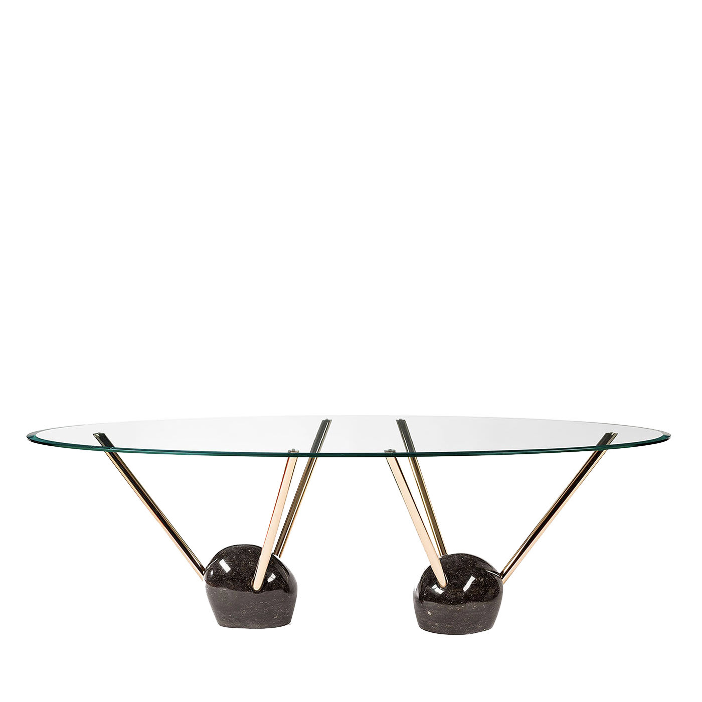 Rays Glass Top Dining Table - VGnewtrend