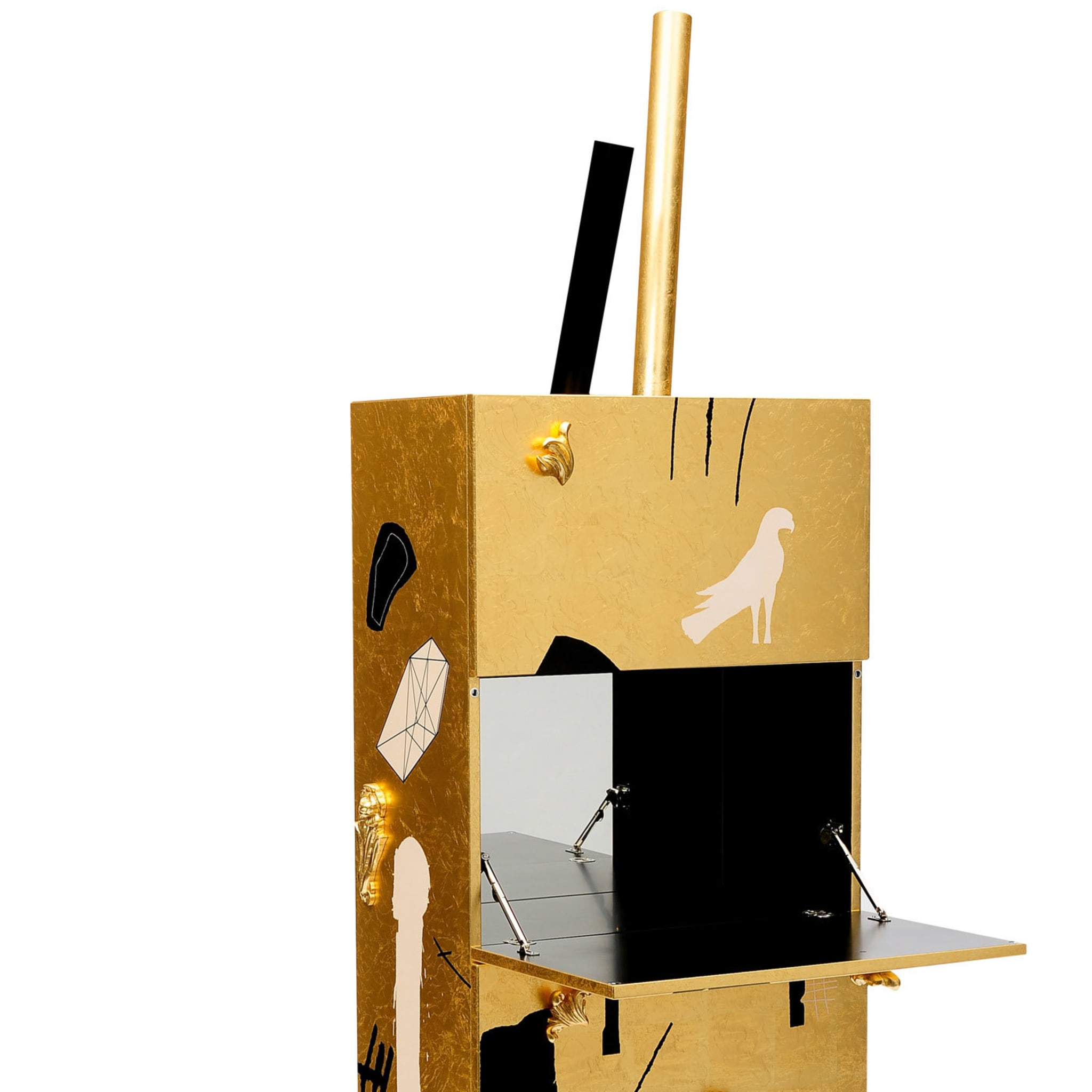 Gold Cabinet Bar by Mimmo Paladino - Alternative view 1
