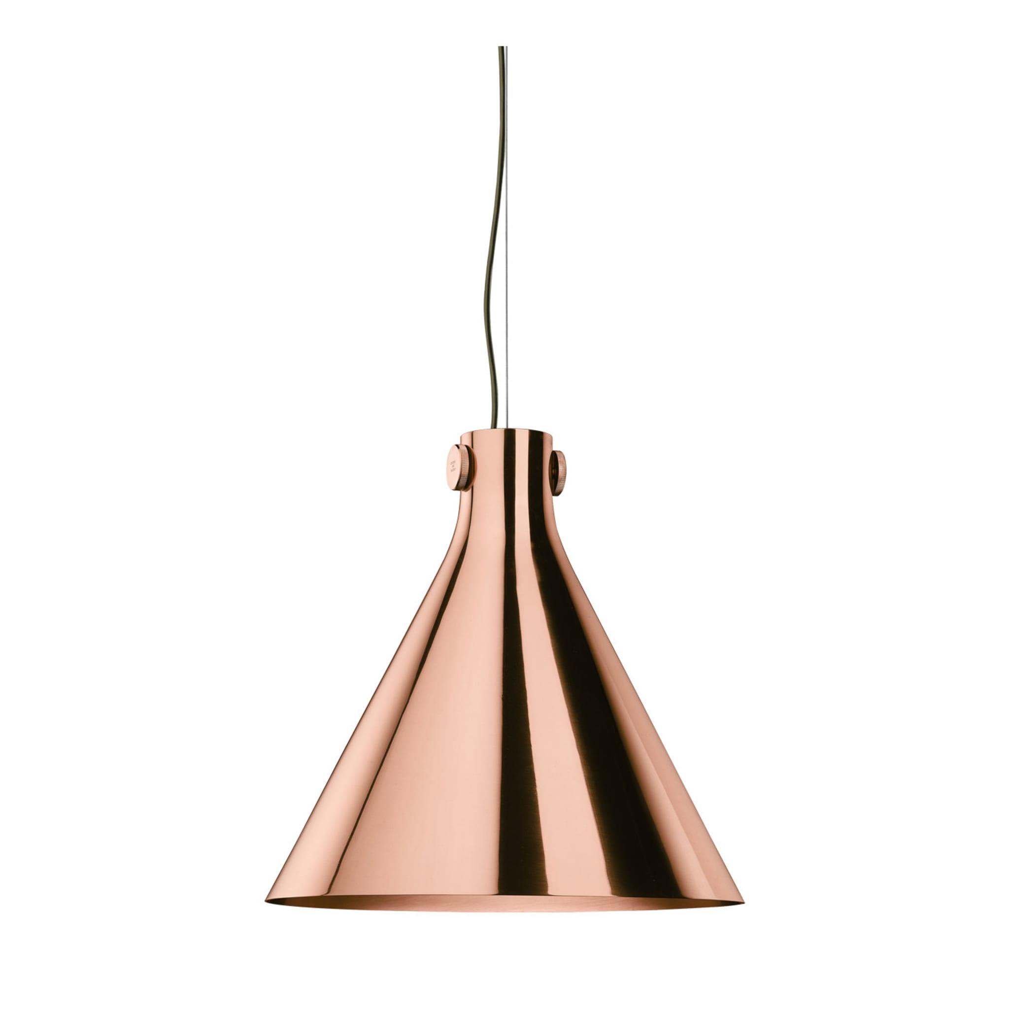 Lámpara de suspensión Cone de cobre de Richard Hutten - Vista principal