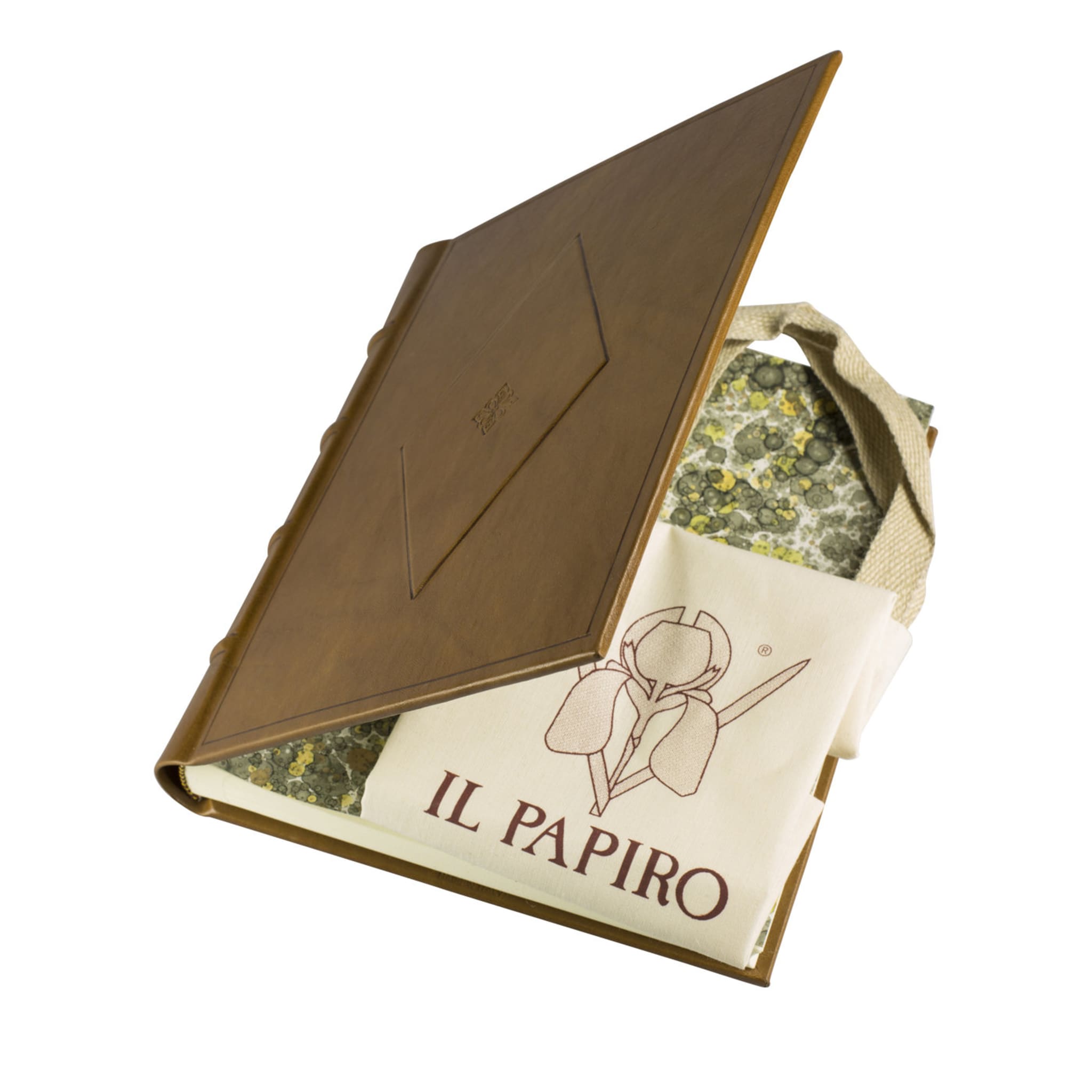 Pavoni Large Paper and Leather Album Il Papiro Firenze