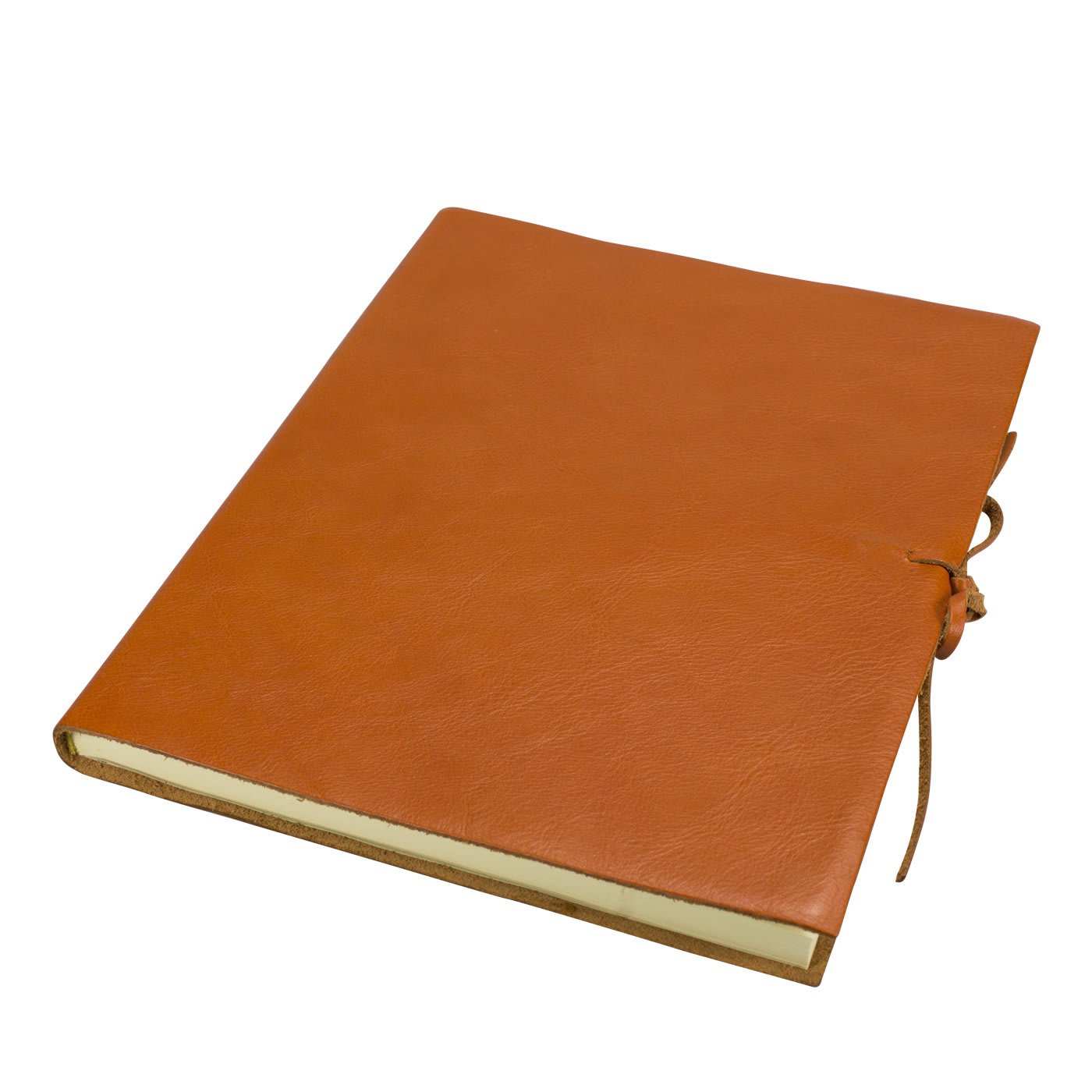 Large Leather Book with Tie - Il Papiro Firenze