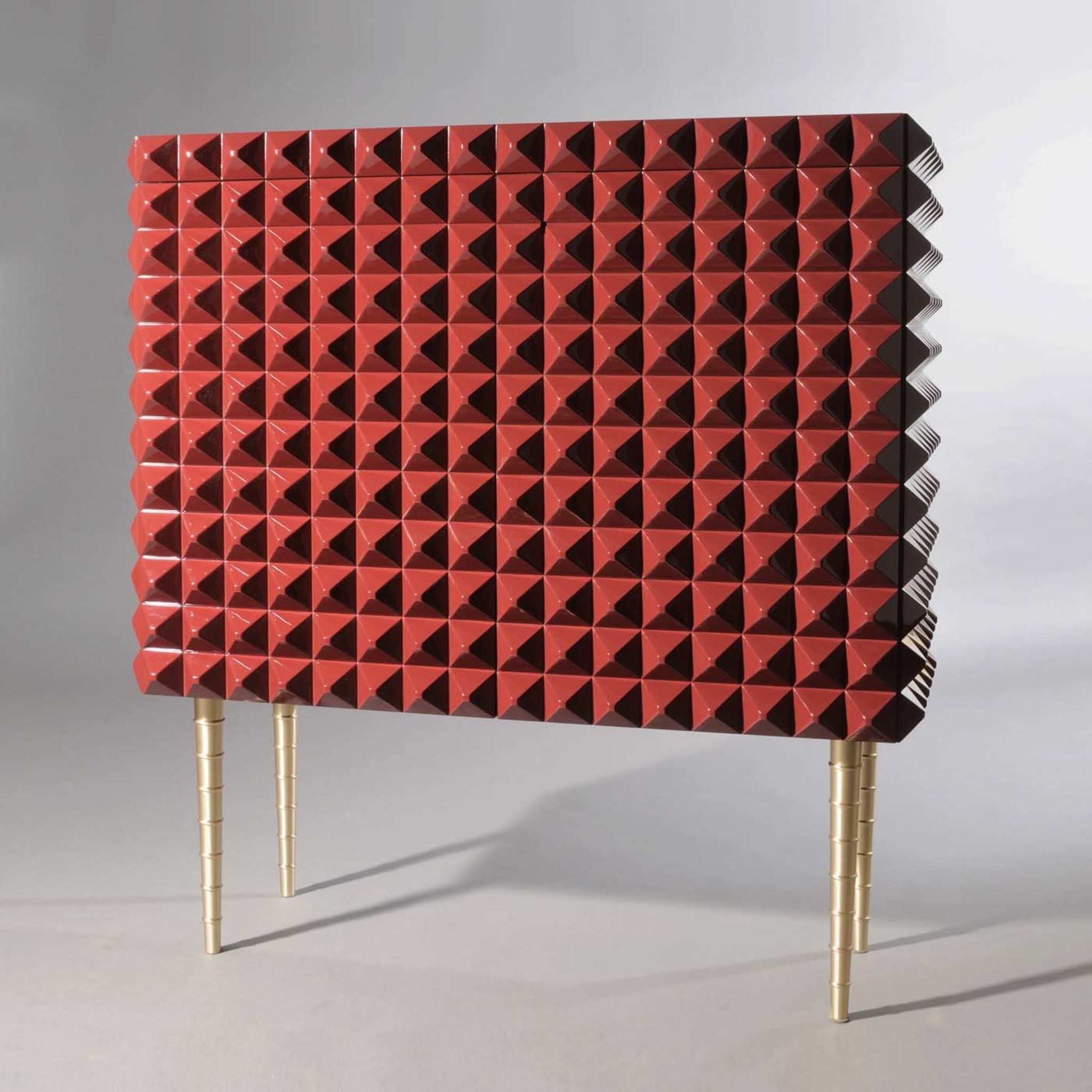 1940 Red Lacquered Cabinet by Paolo Buffa - Alternative view 1