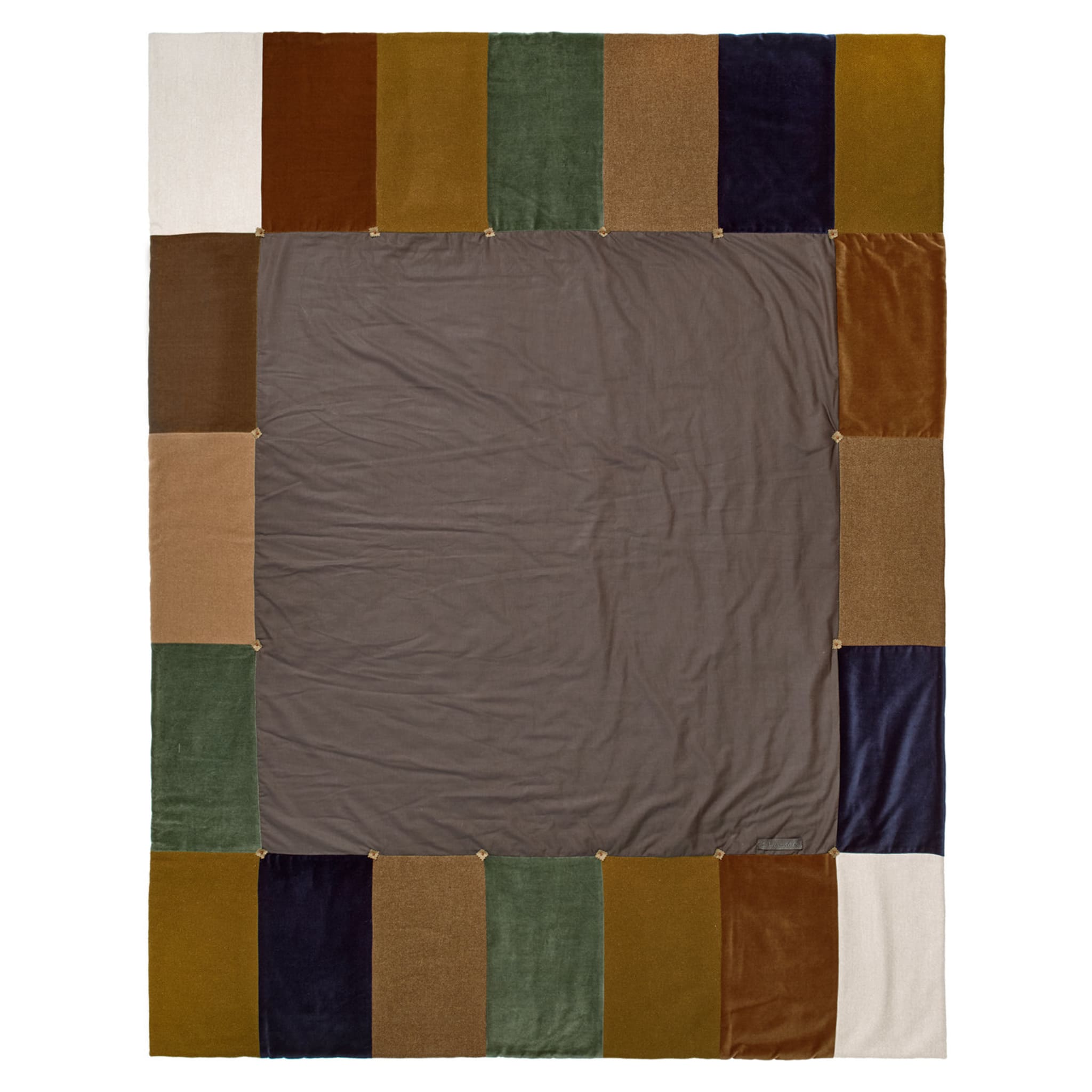 Multicolor and Midnight Blue Throw - Alternative view 1