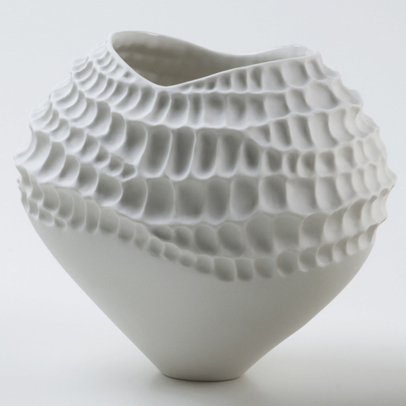 White Sporos Vase - Fos Ceramiche