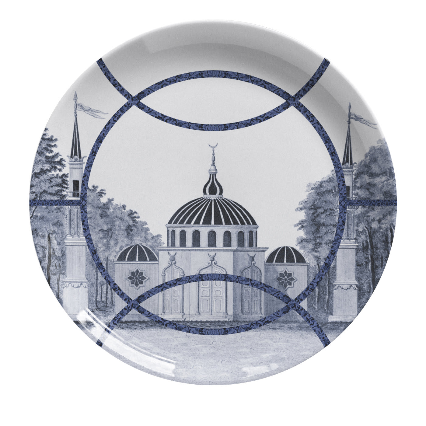 Topkapi V Porcelain Plate - Les Ottomans