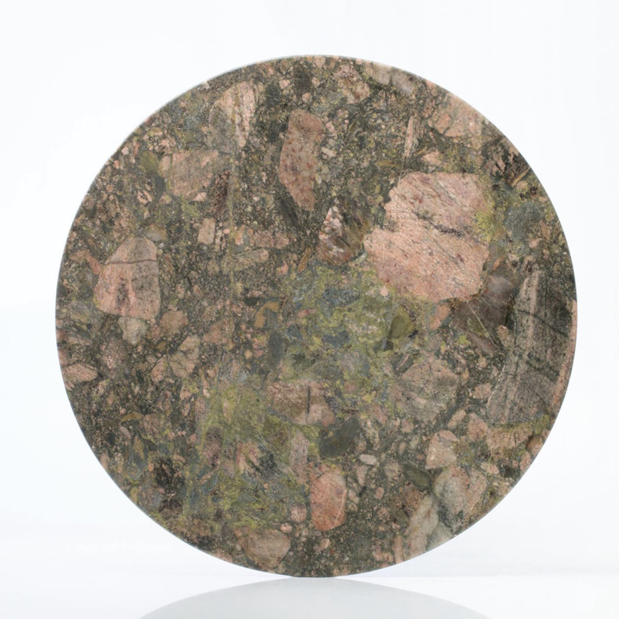 Convivio Round Centerpiece in Green Marinace Marble - Alternative view 1