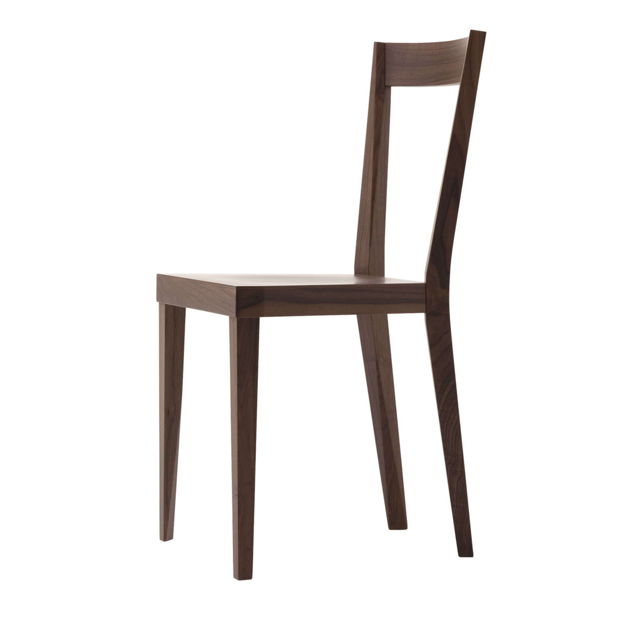 Set of 2 Livia Chairs in Dark Walnut Finish by Giò Ponti - Main view