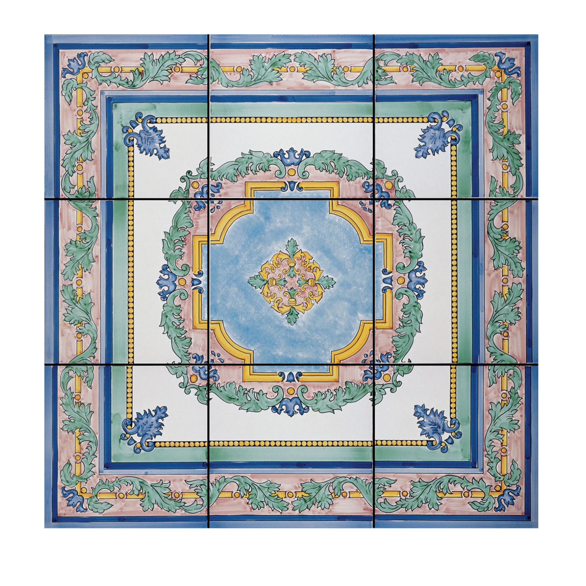 Set of 9 Tiles Rosone Ardalea - Main view