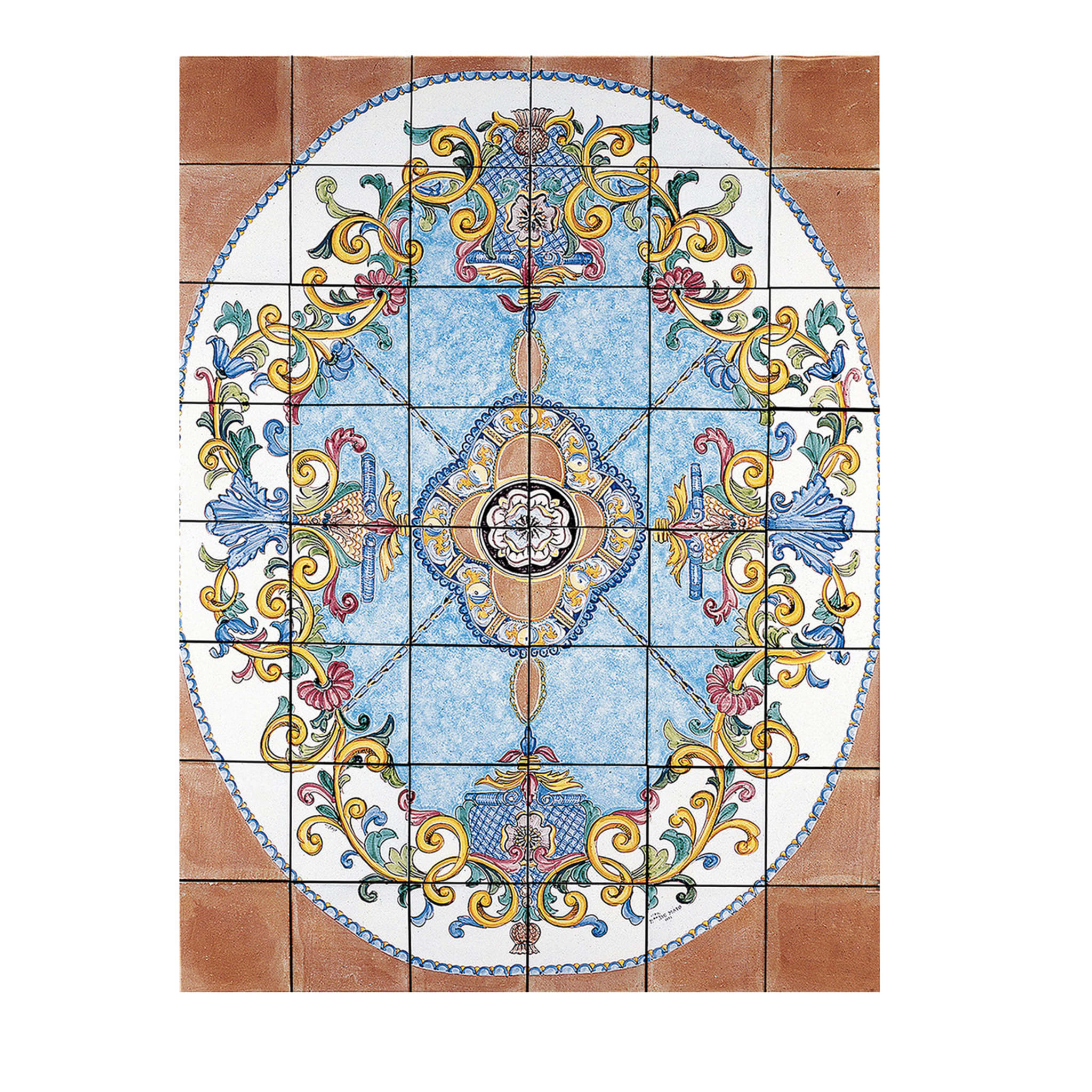 Set of 48 Tiles Rosone Remese - Main view