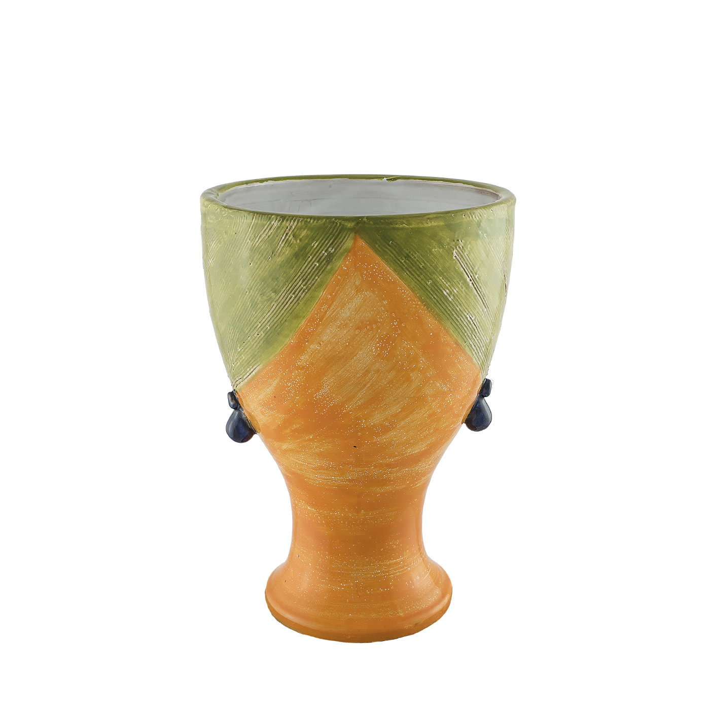 Small Orange Head Vase - Alessi Ceramiche