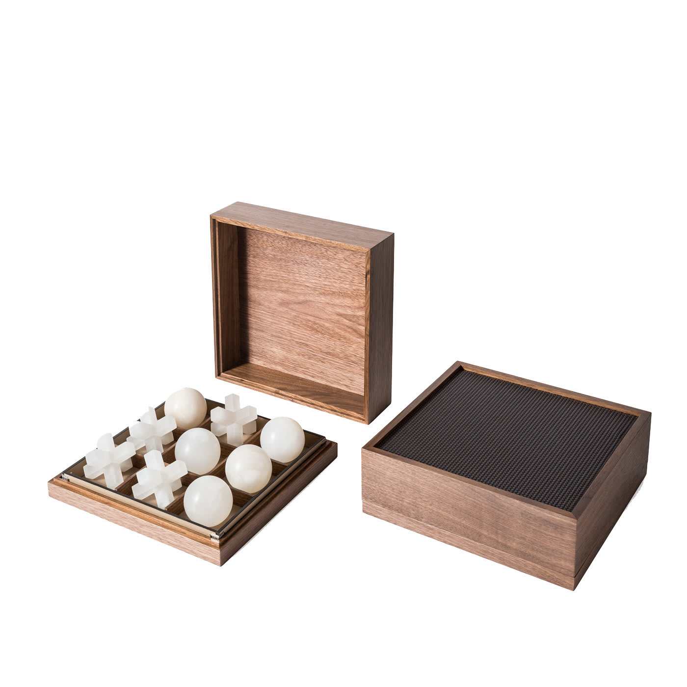 Tris Box with Alabaster Pieces - Pinetti