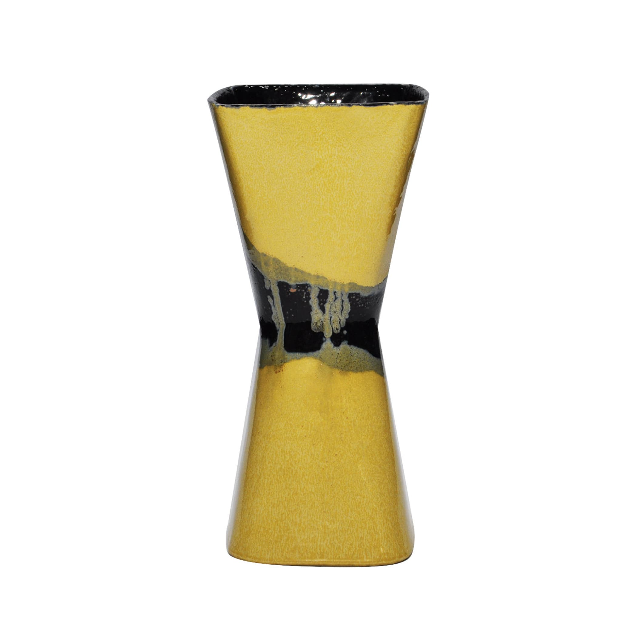 Clessidra Vase Yellow and Black - Main view