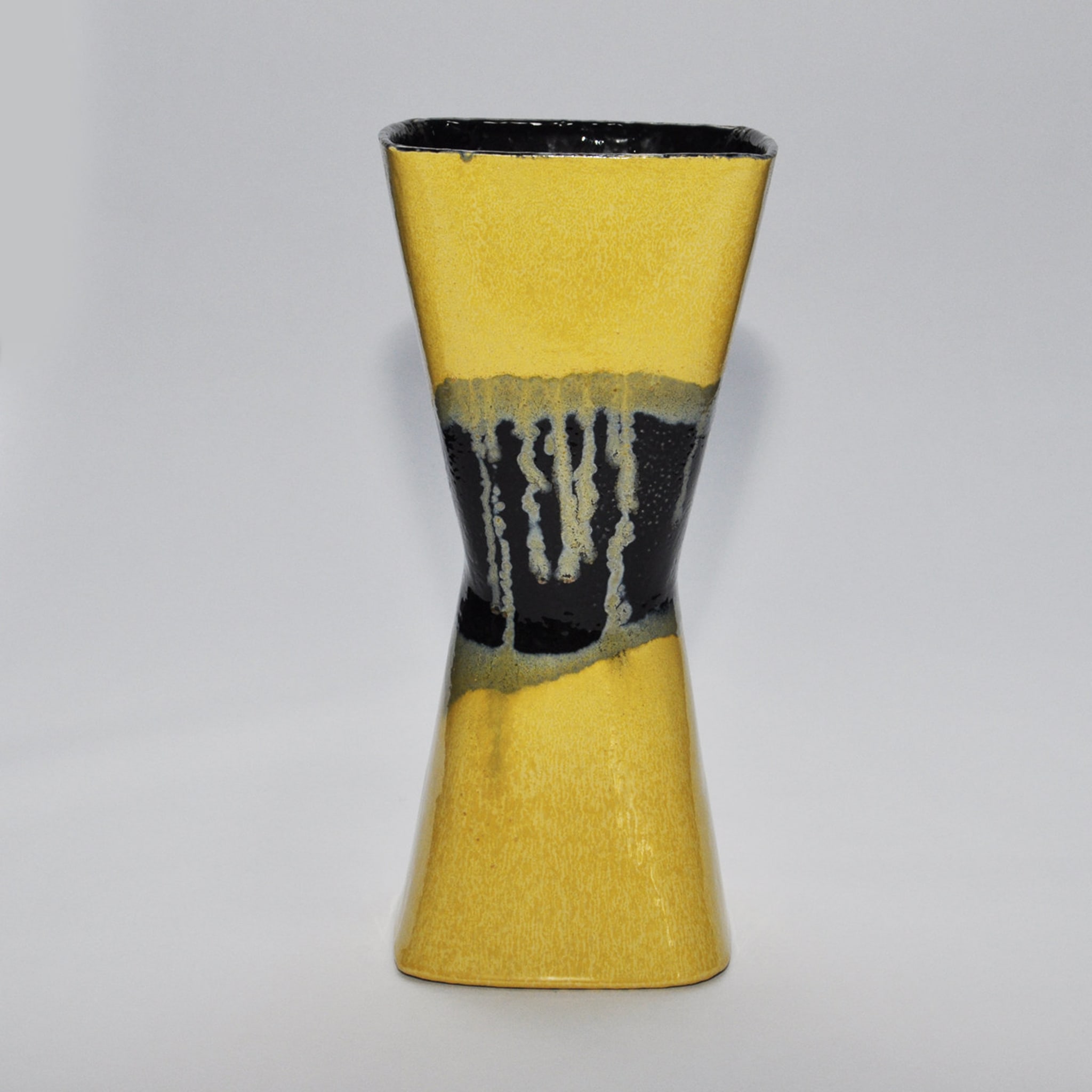 Clessidra Vase Yellow and Black - Alternative view 2