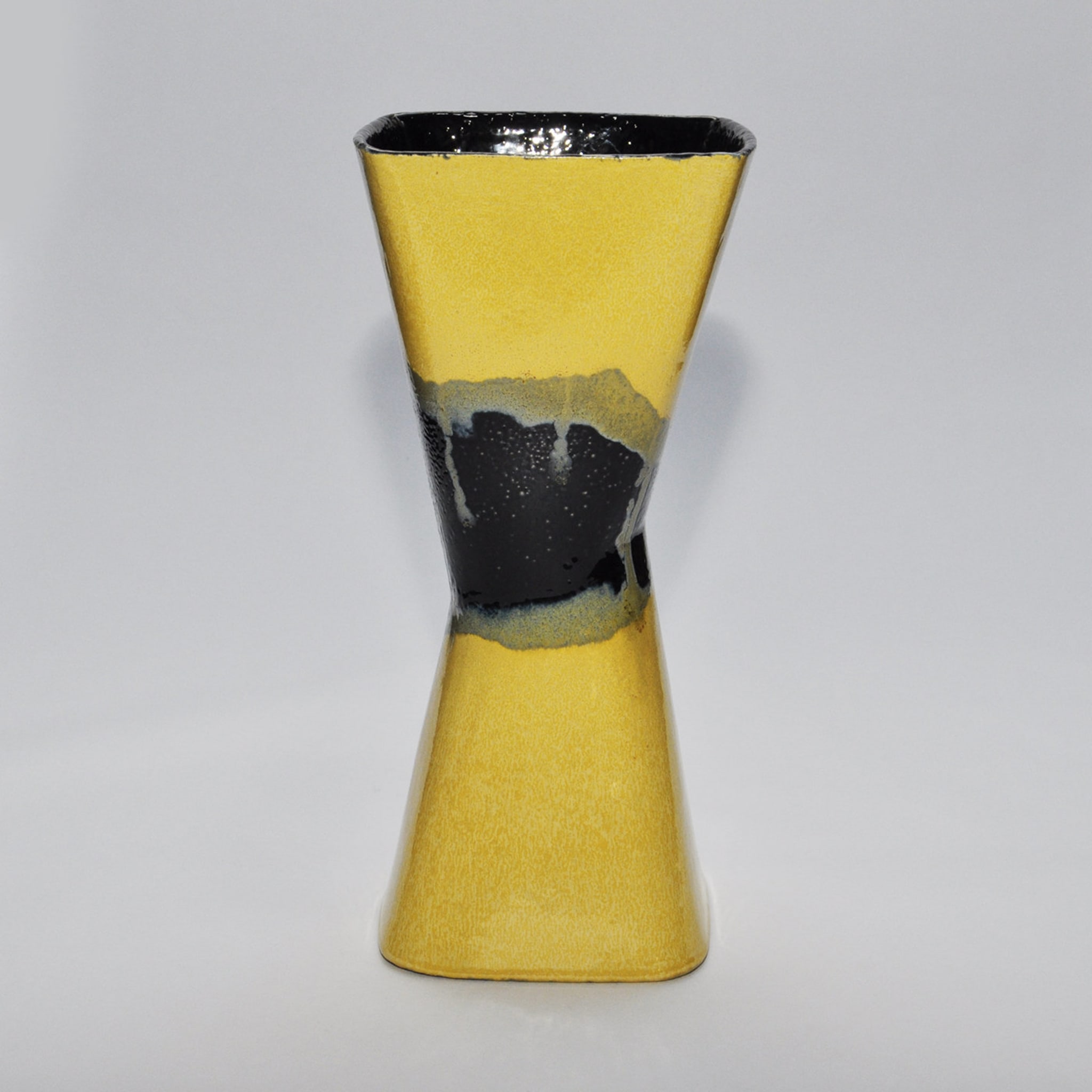 Clessidra Vase Yellow and Black - Alternative view 3
